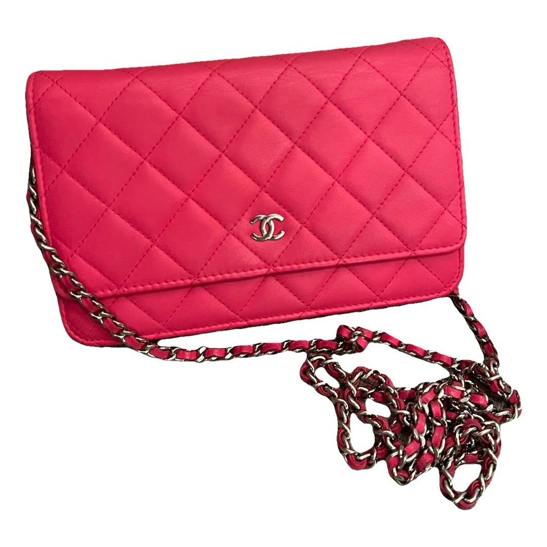 Trendy CC Wallet on Chain leather crossbody bag