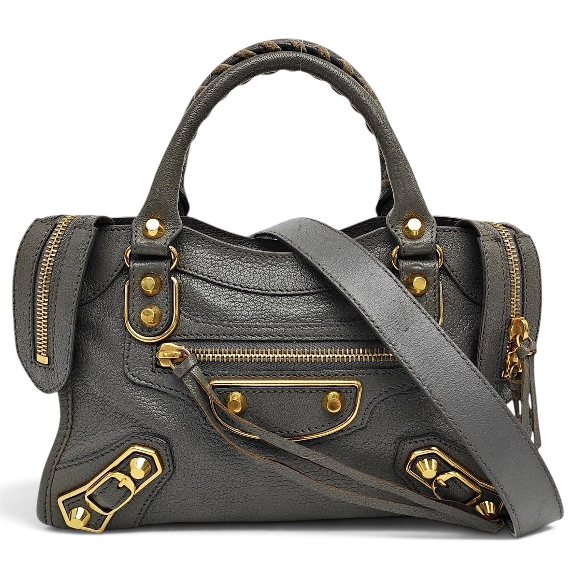 Leather handbag