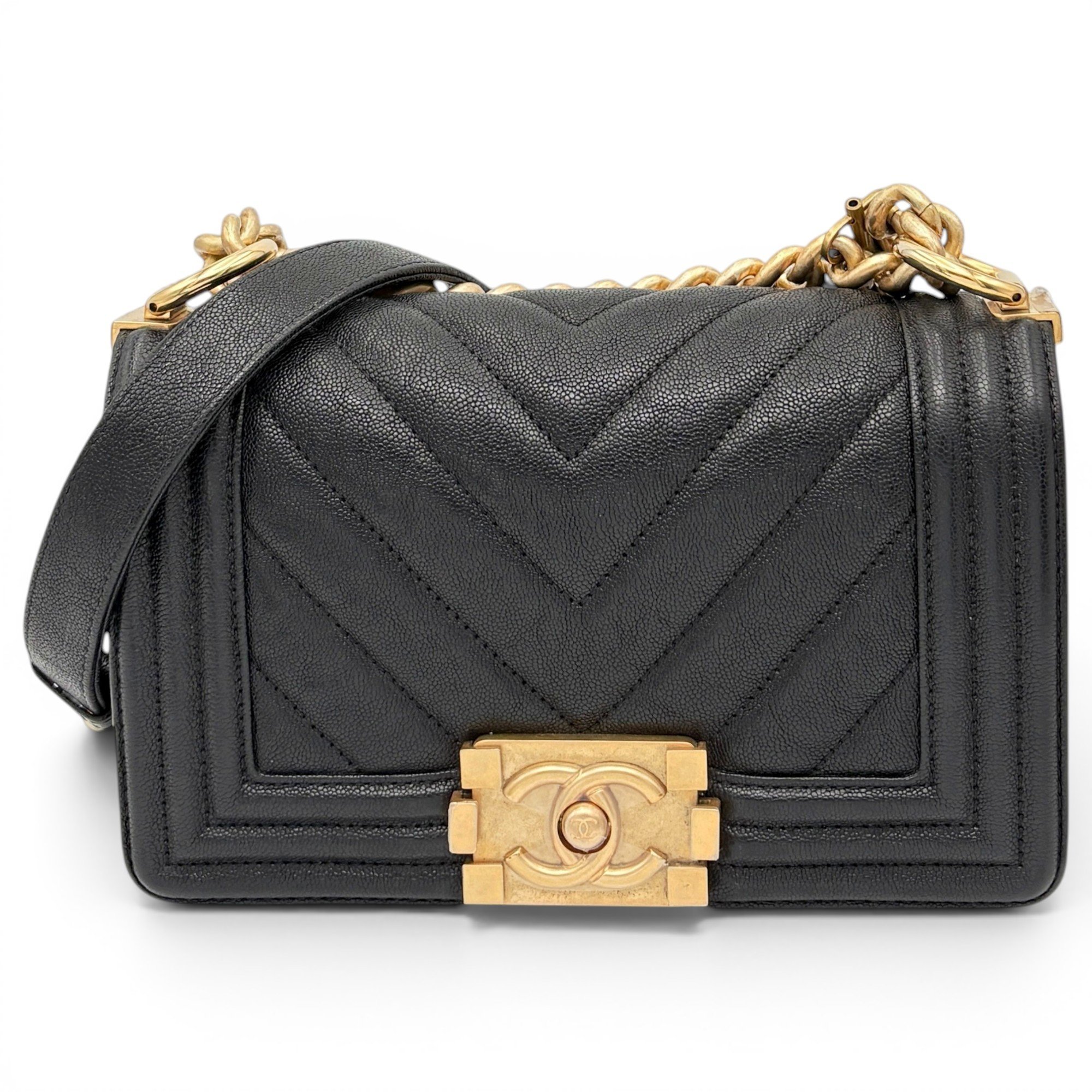 Boy pony-style calfskin handbag