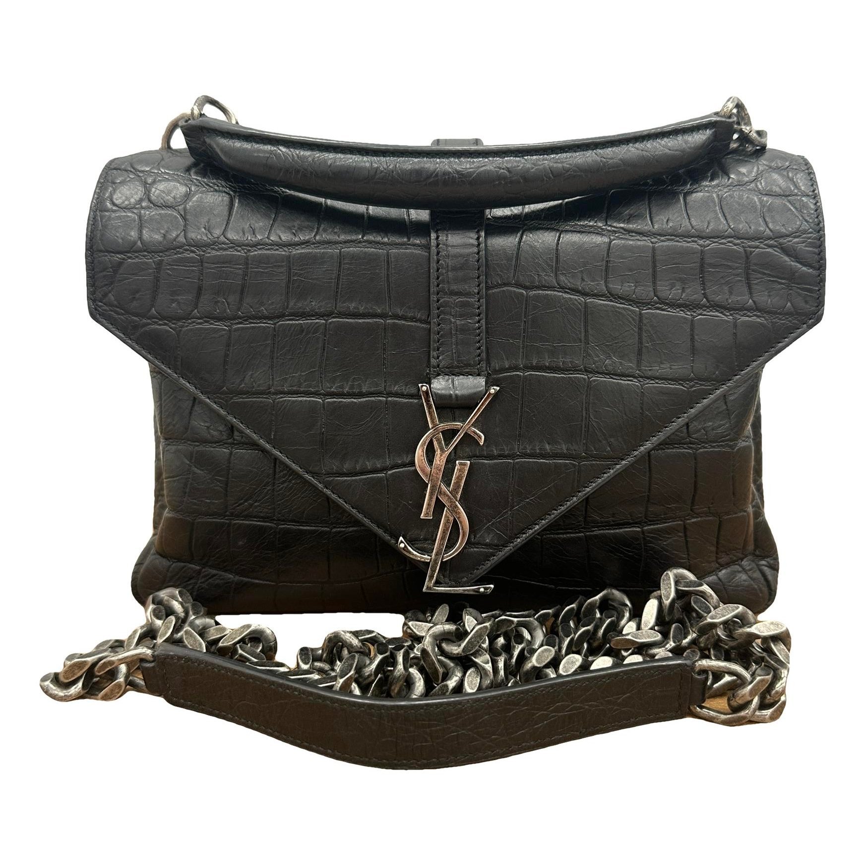 Collége monogramme leather handbag