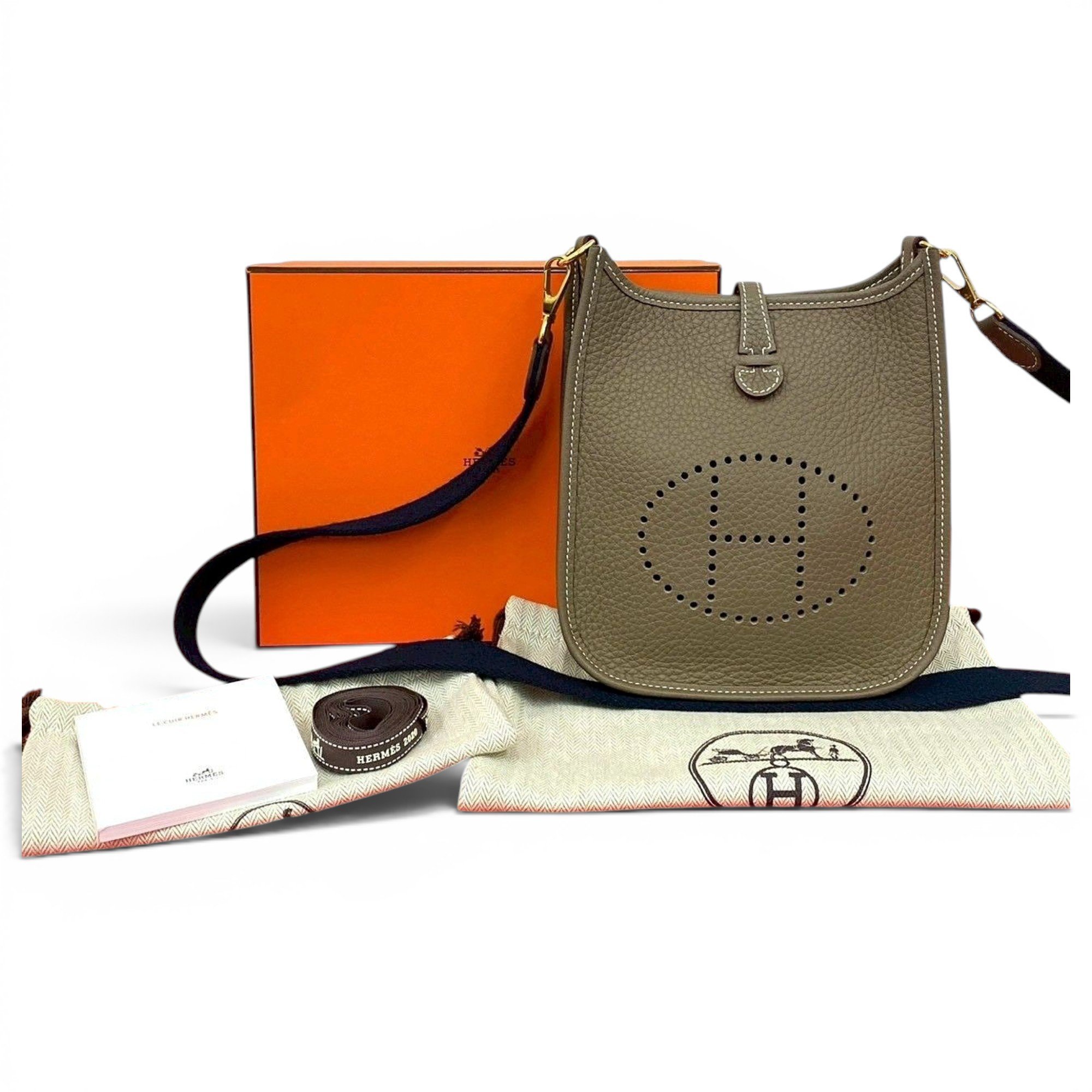 Evelyne leather handbag
