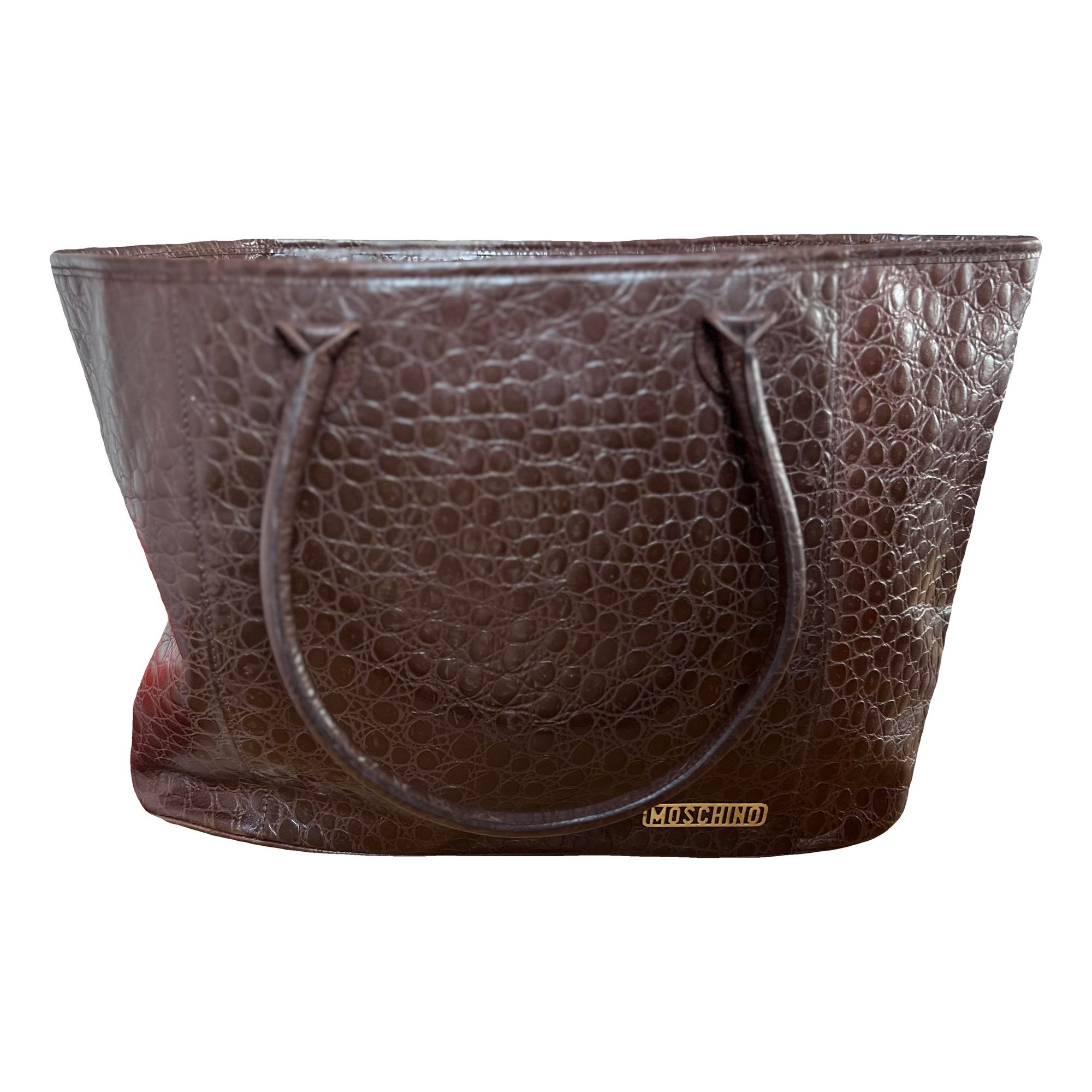 Moschino Leather tote