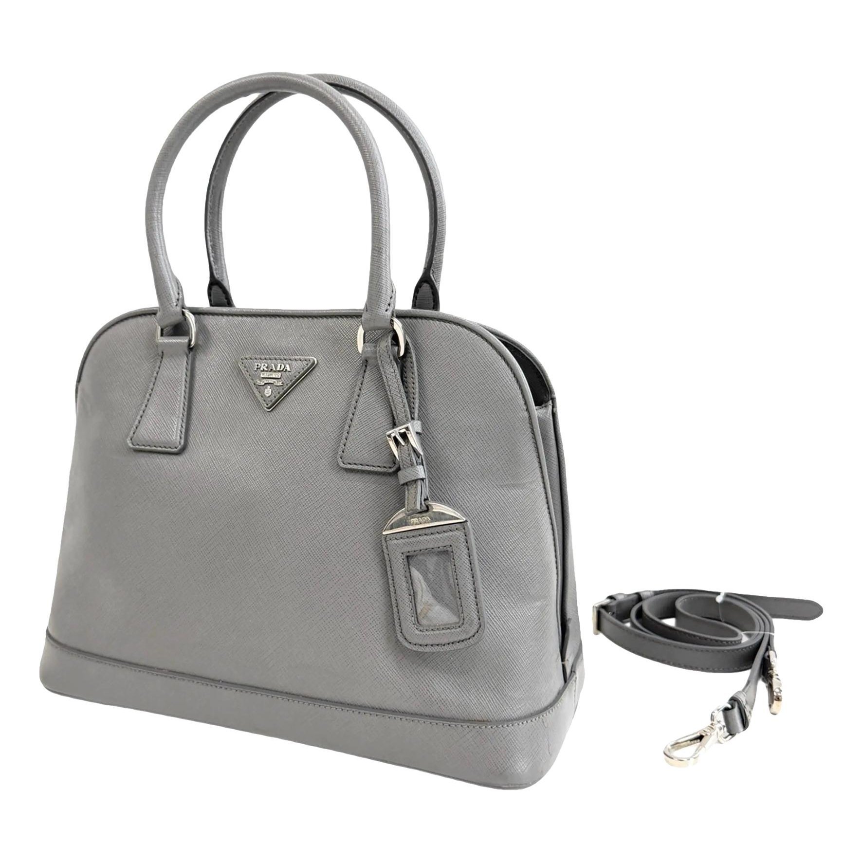 Promenade leather handbag