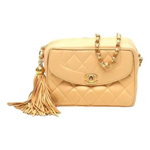 Trendy CC Quilted leather handbag