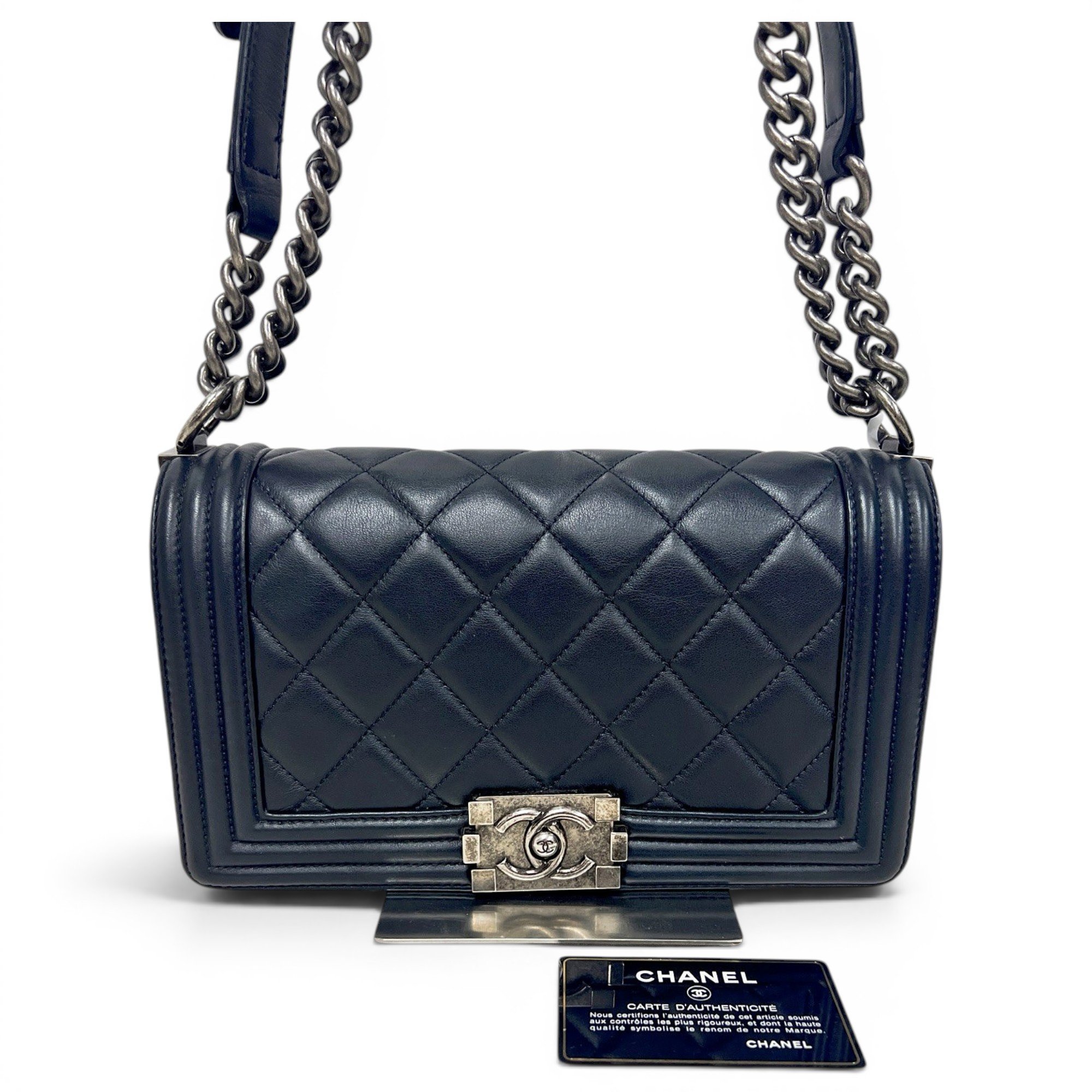 Boy leather handbag