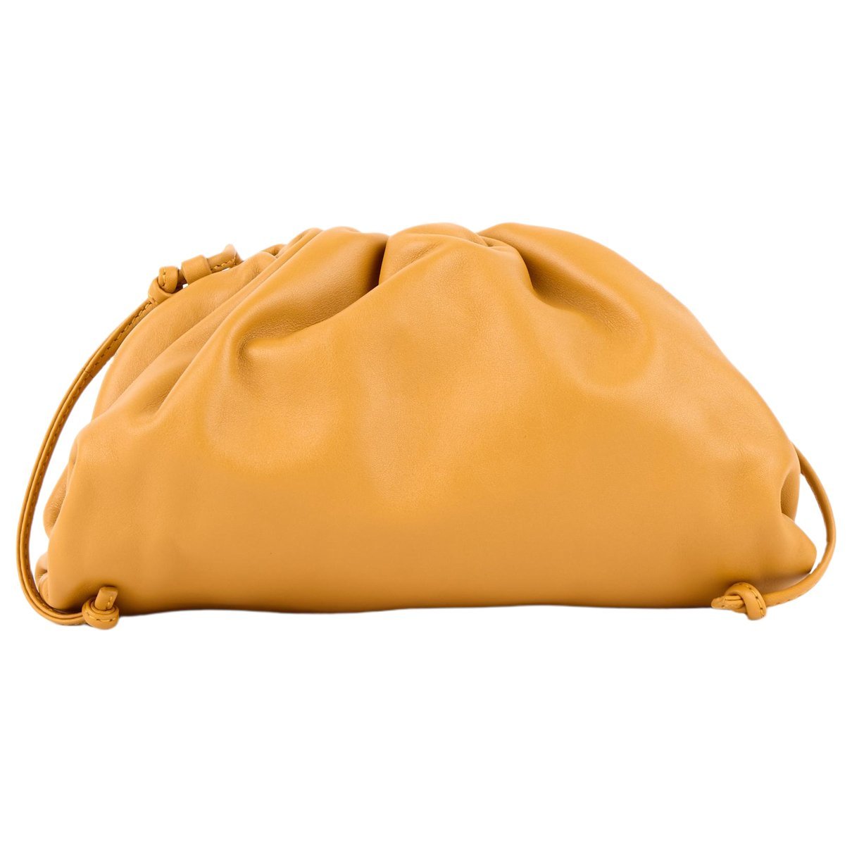 Pouch leather crossbody bag
