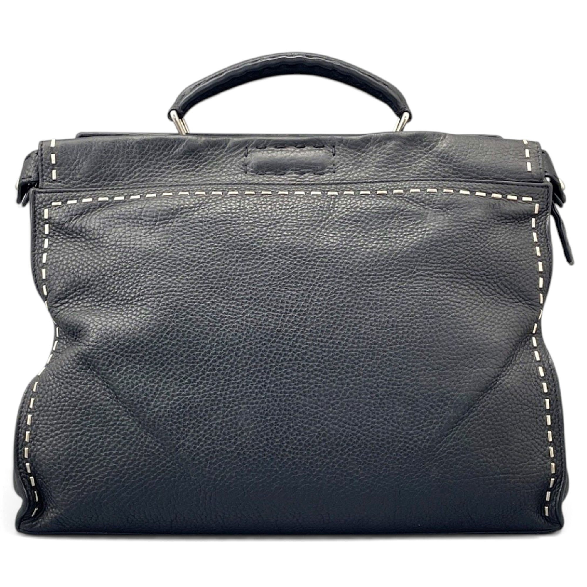 Peekaboo leather handbag