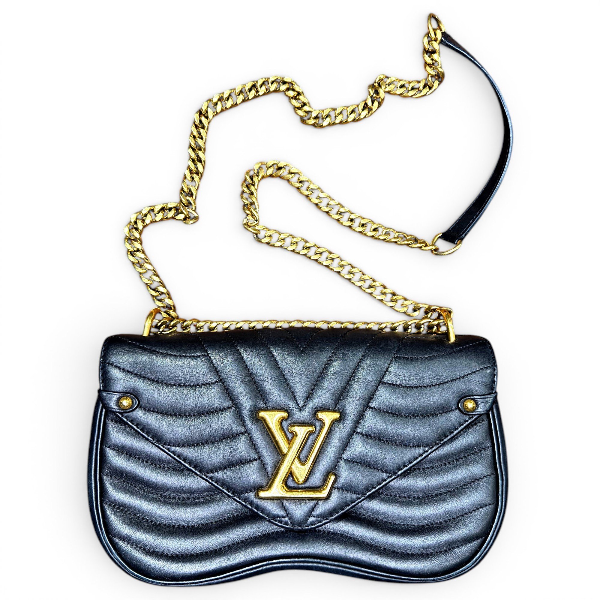 New Wave leather handbag