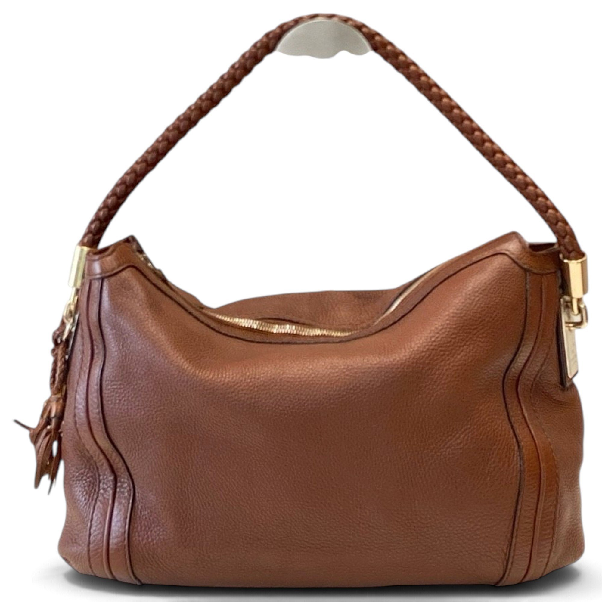 Hobo leather handbag