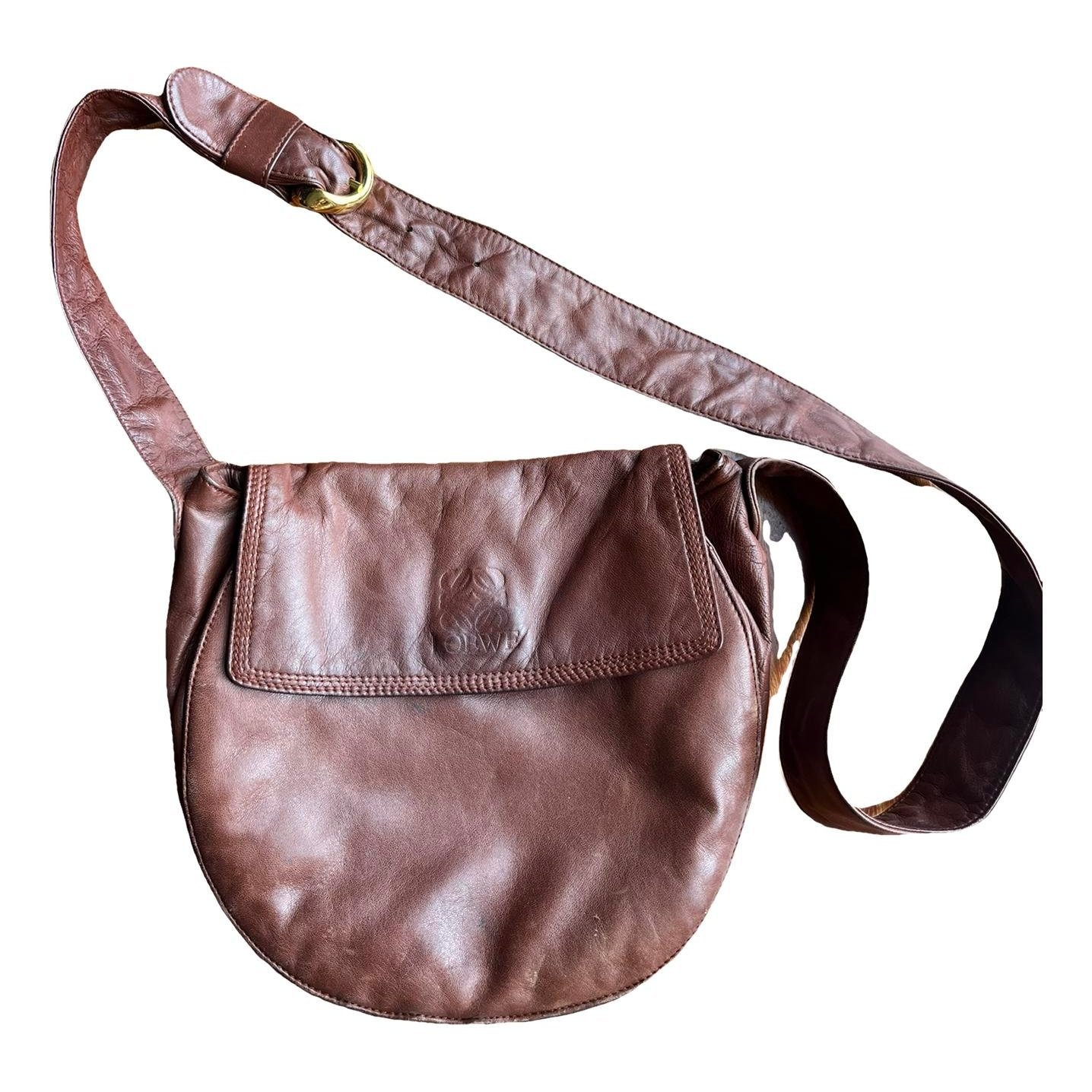 Vegan leather crossbody bag