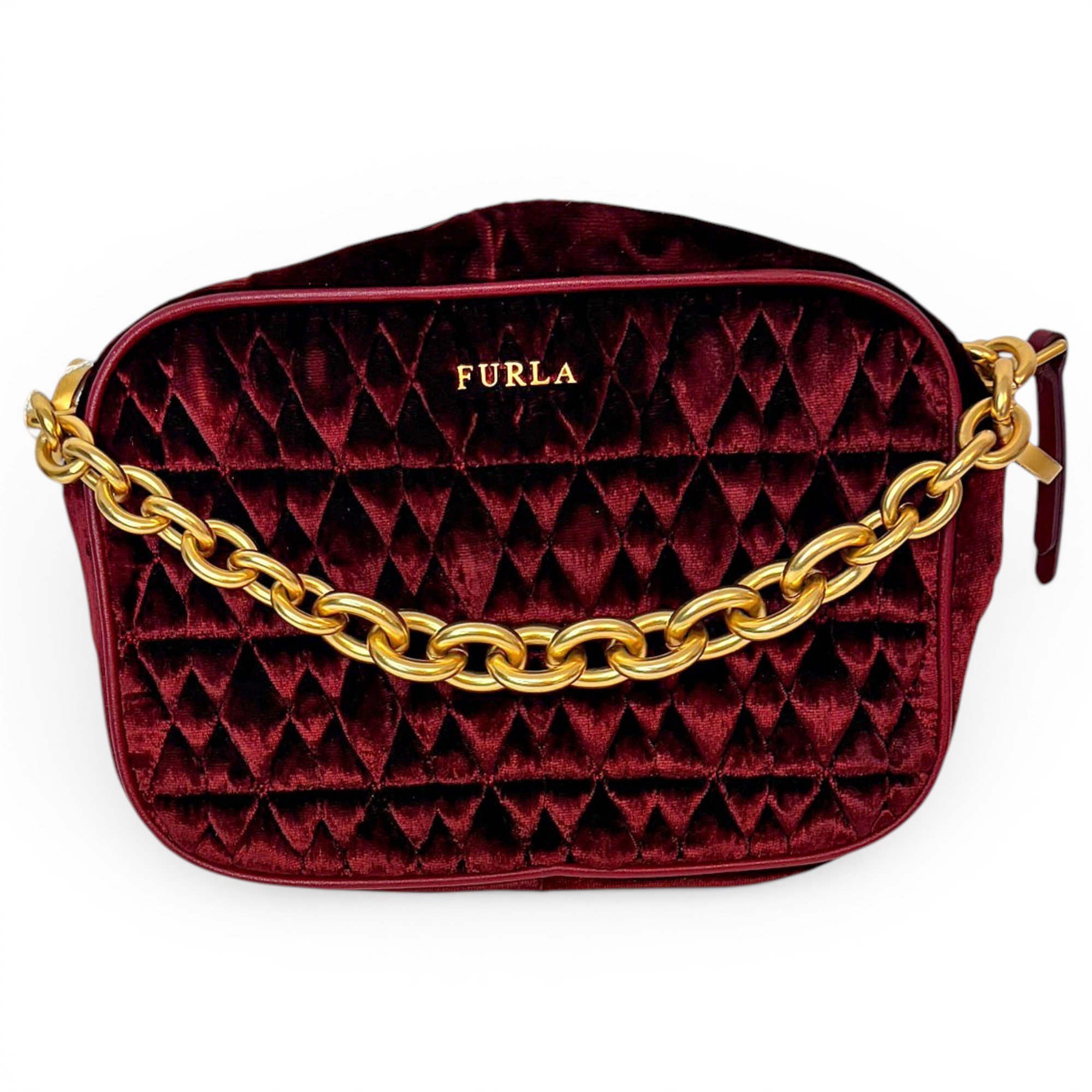 Velvet handbag