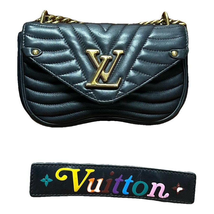 New Wave leather handbag