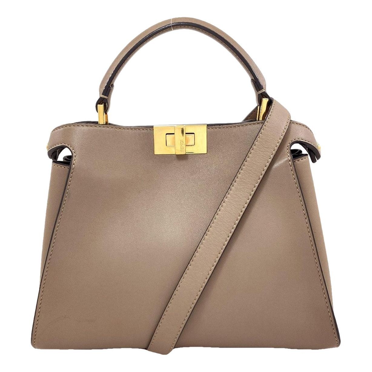 Peekaboo leather handbag