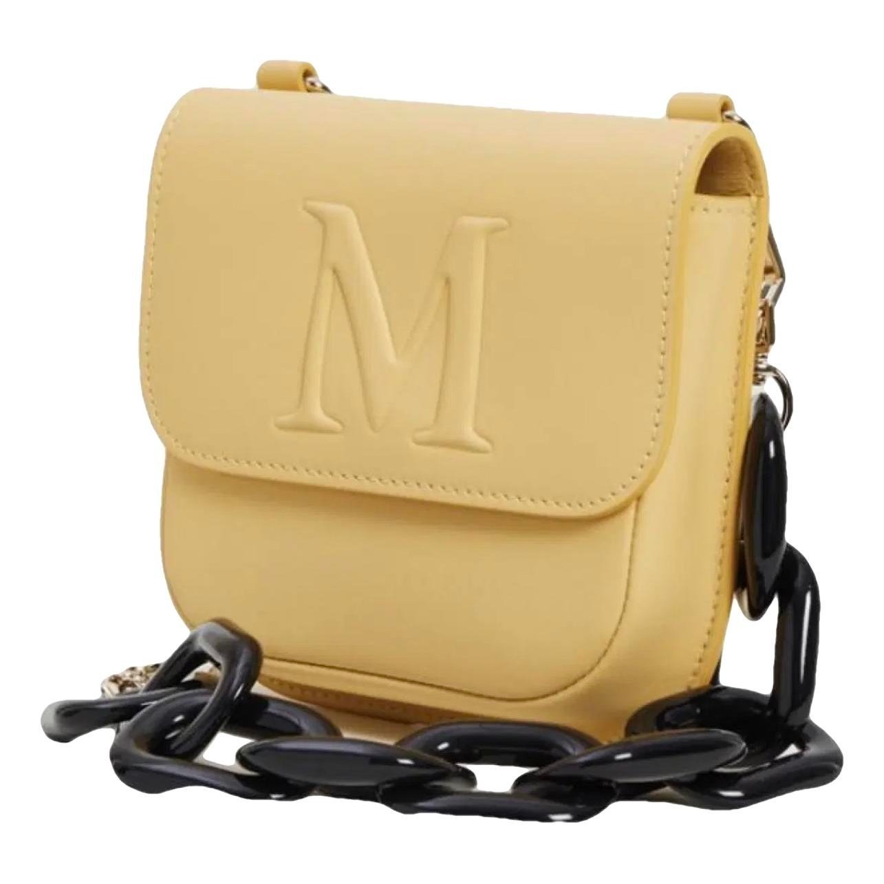 Max Mara Atelier leather clutch bag