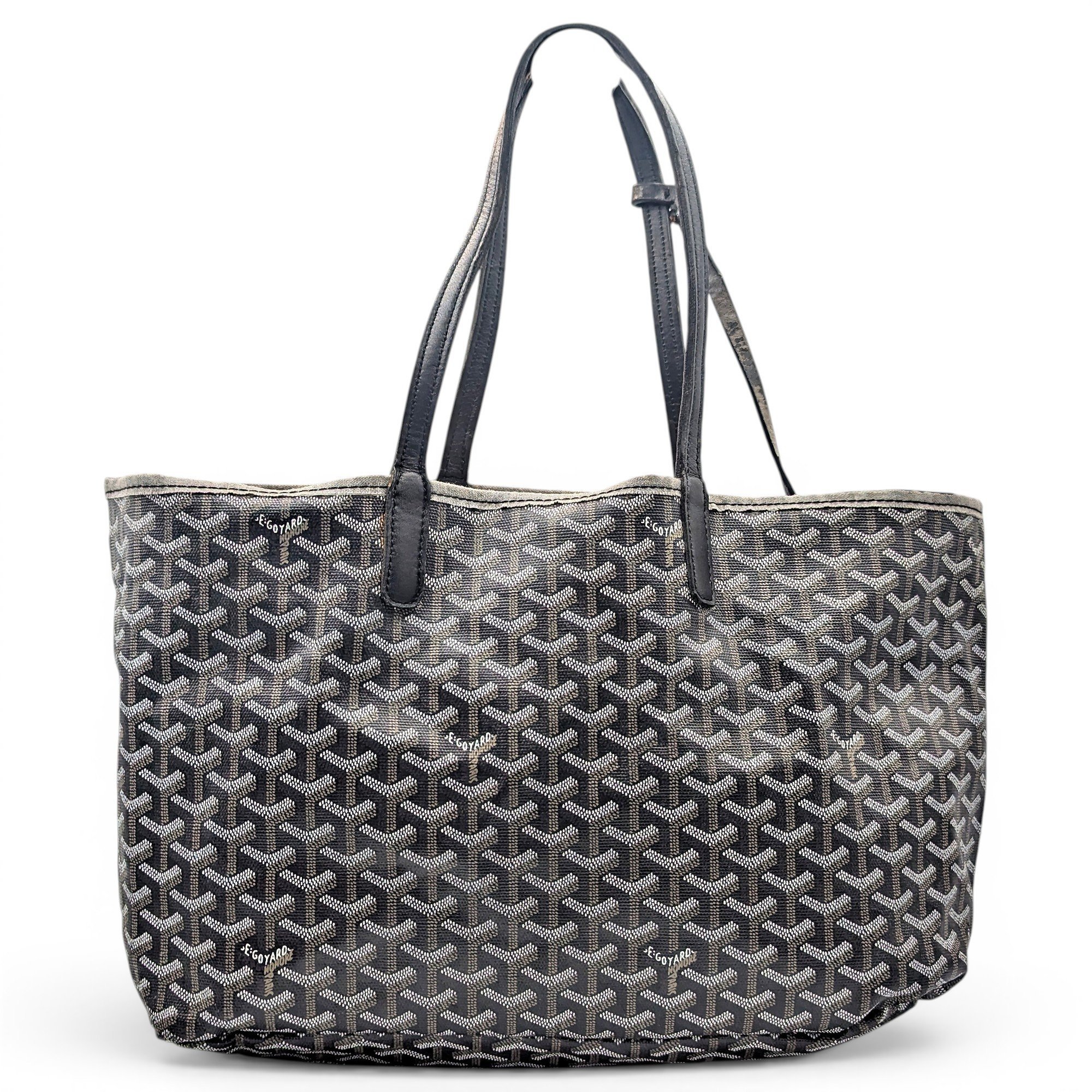 Goyard Saint-Louis leather handbag