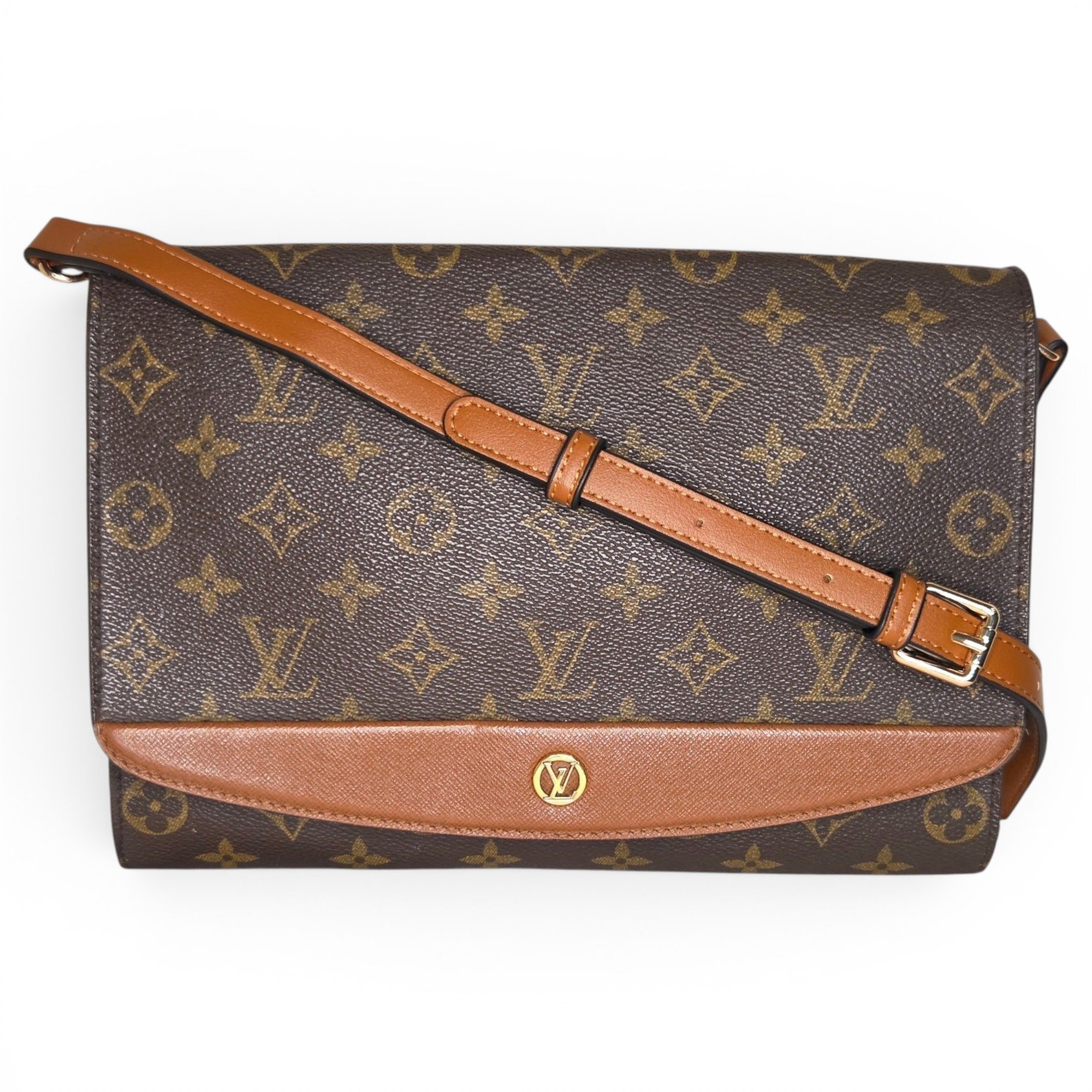 Bordeaux leather crossbody bag