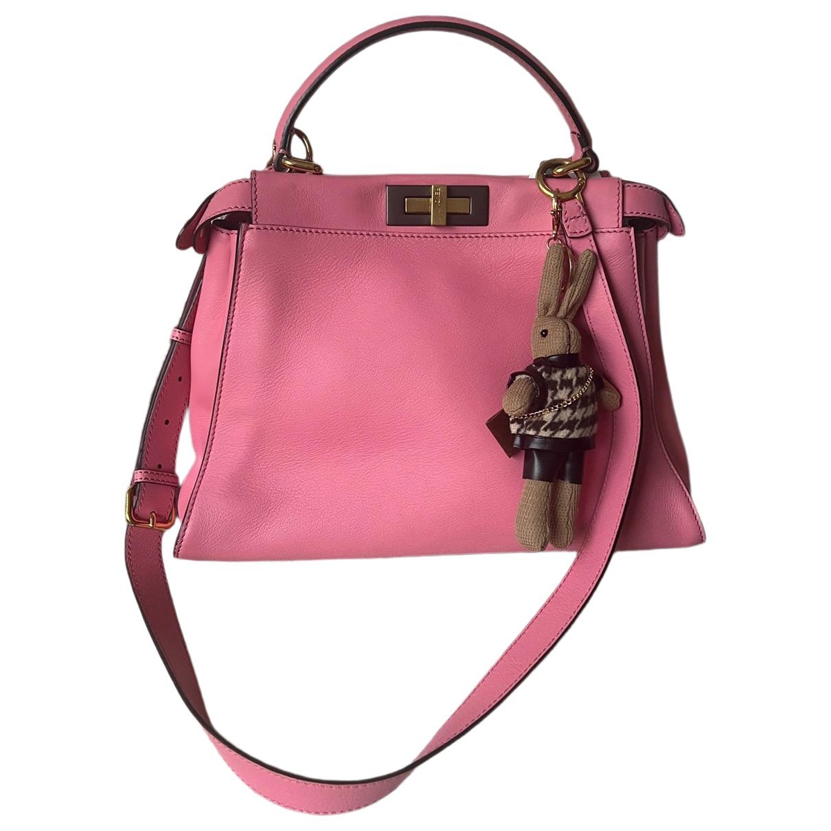 Peekaboo leather handbag