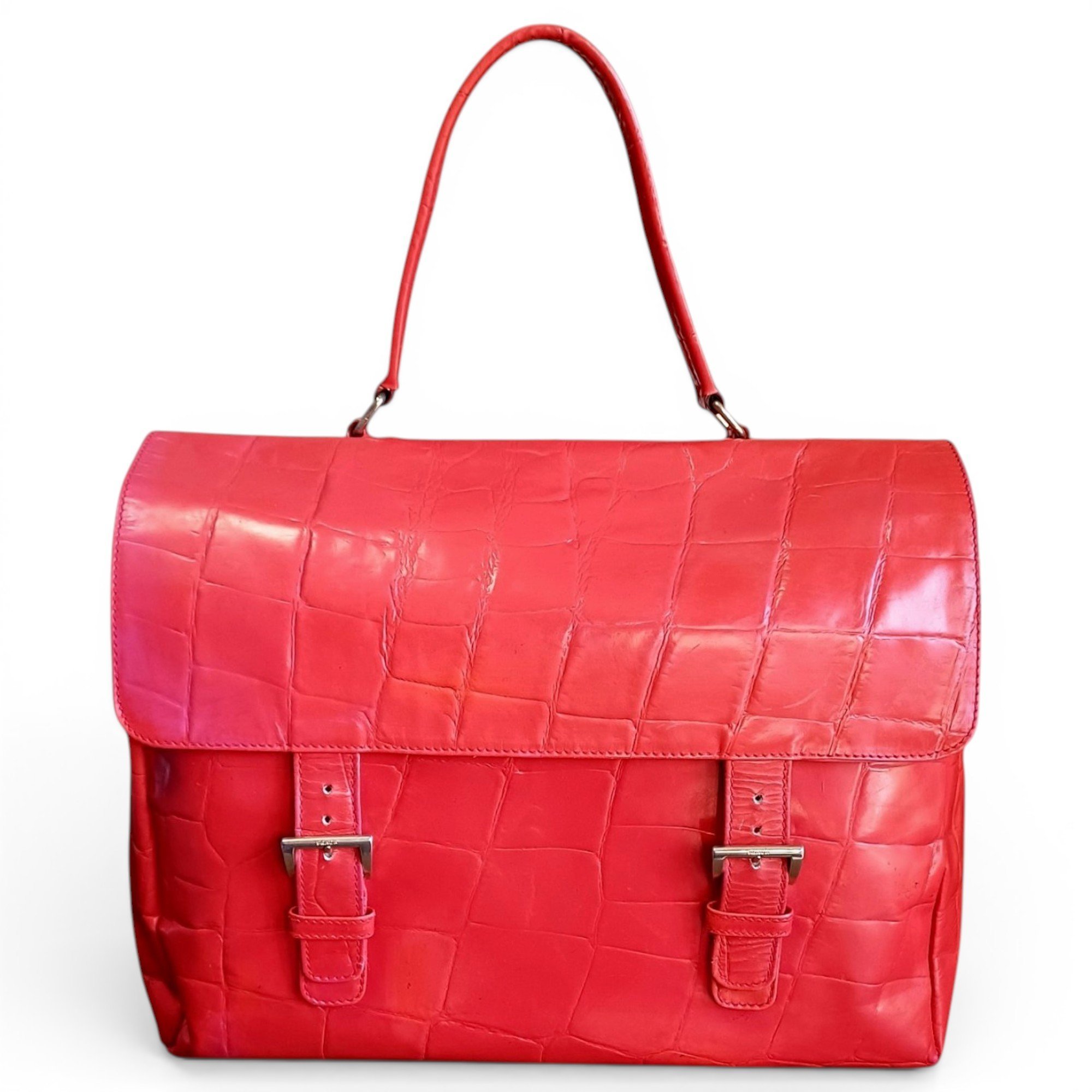 Leather handbag