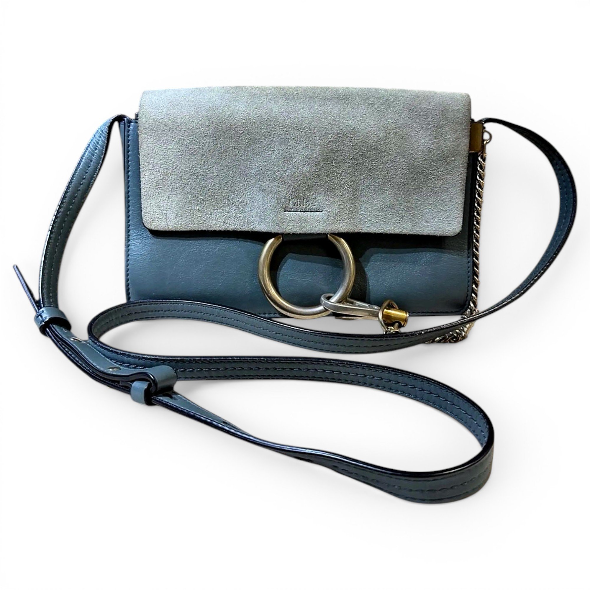 Faye leather handbag