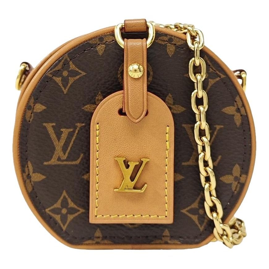 Micro boite chapeau leather handbag