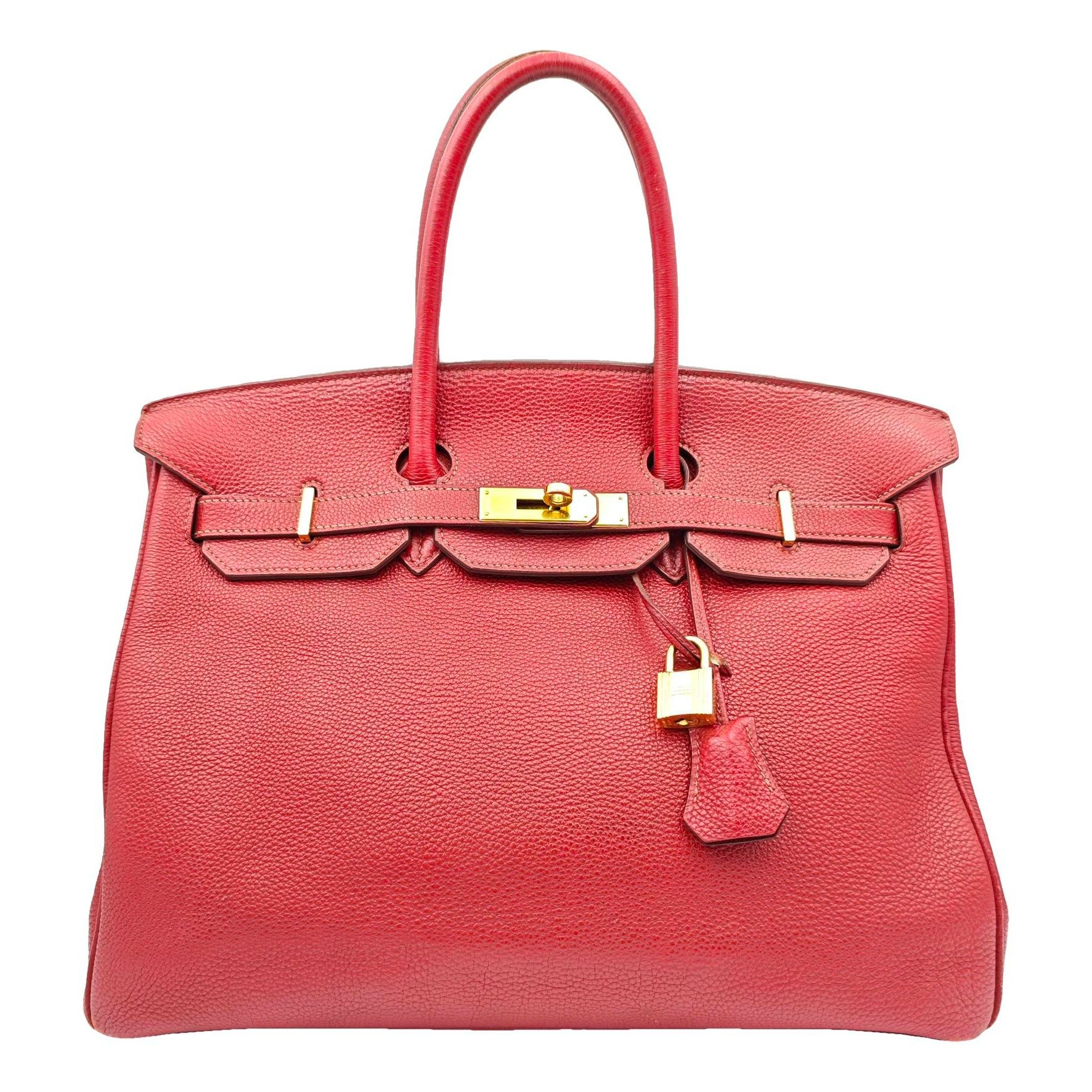 Birkin 35 leather handbag
