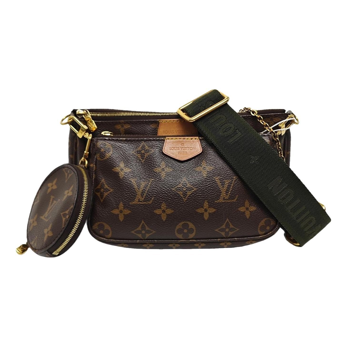Maxi Multi Pochette Accessoires leather handbag