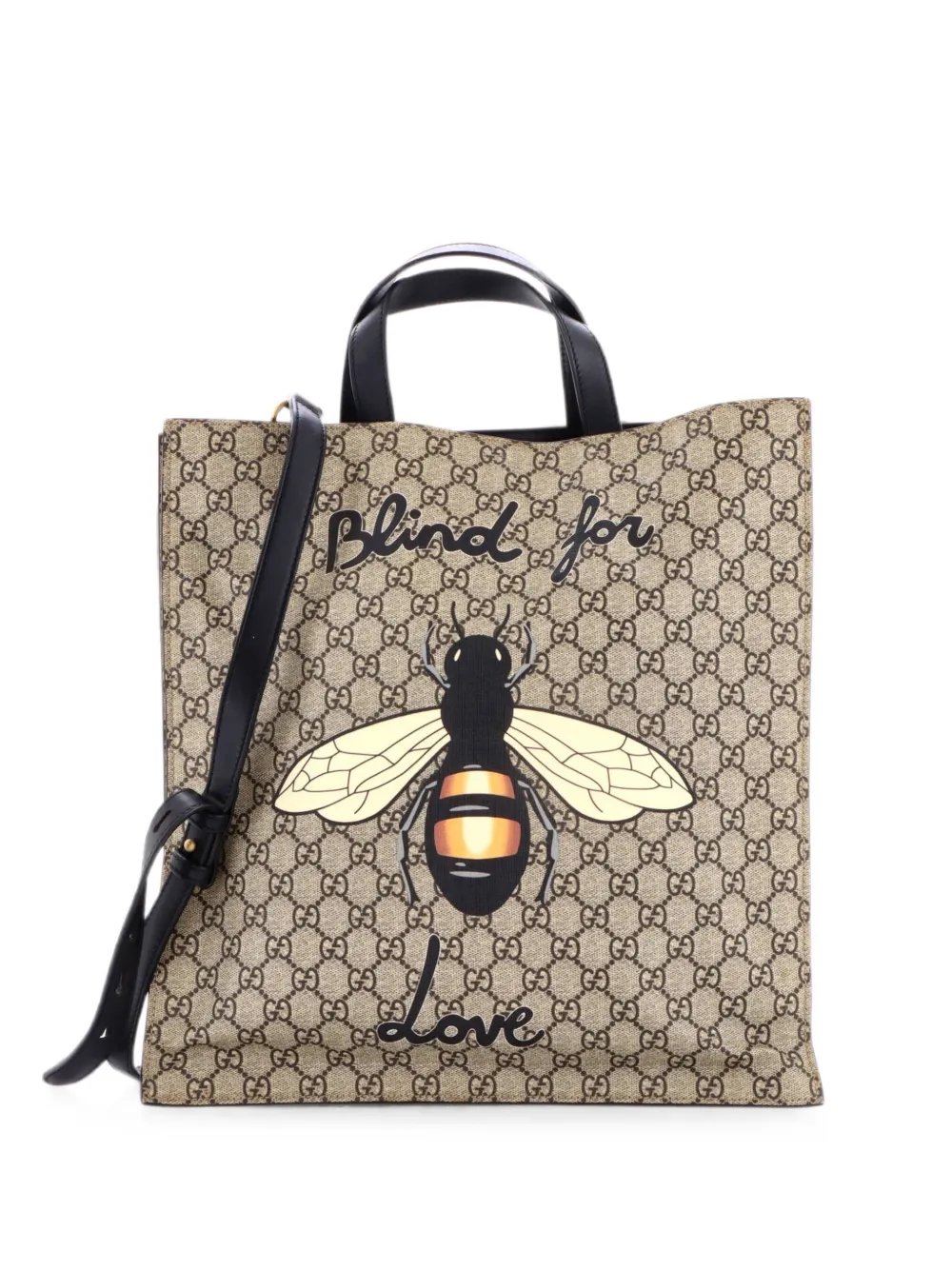 Convertible Soft Open Printed GG Coated Canvas Tall tote bag