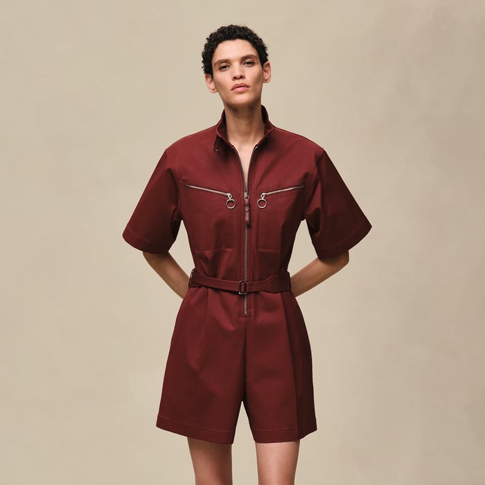 Rouge H Double Cotton Twill Jumpsuit