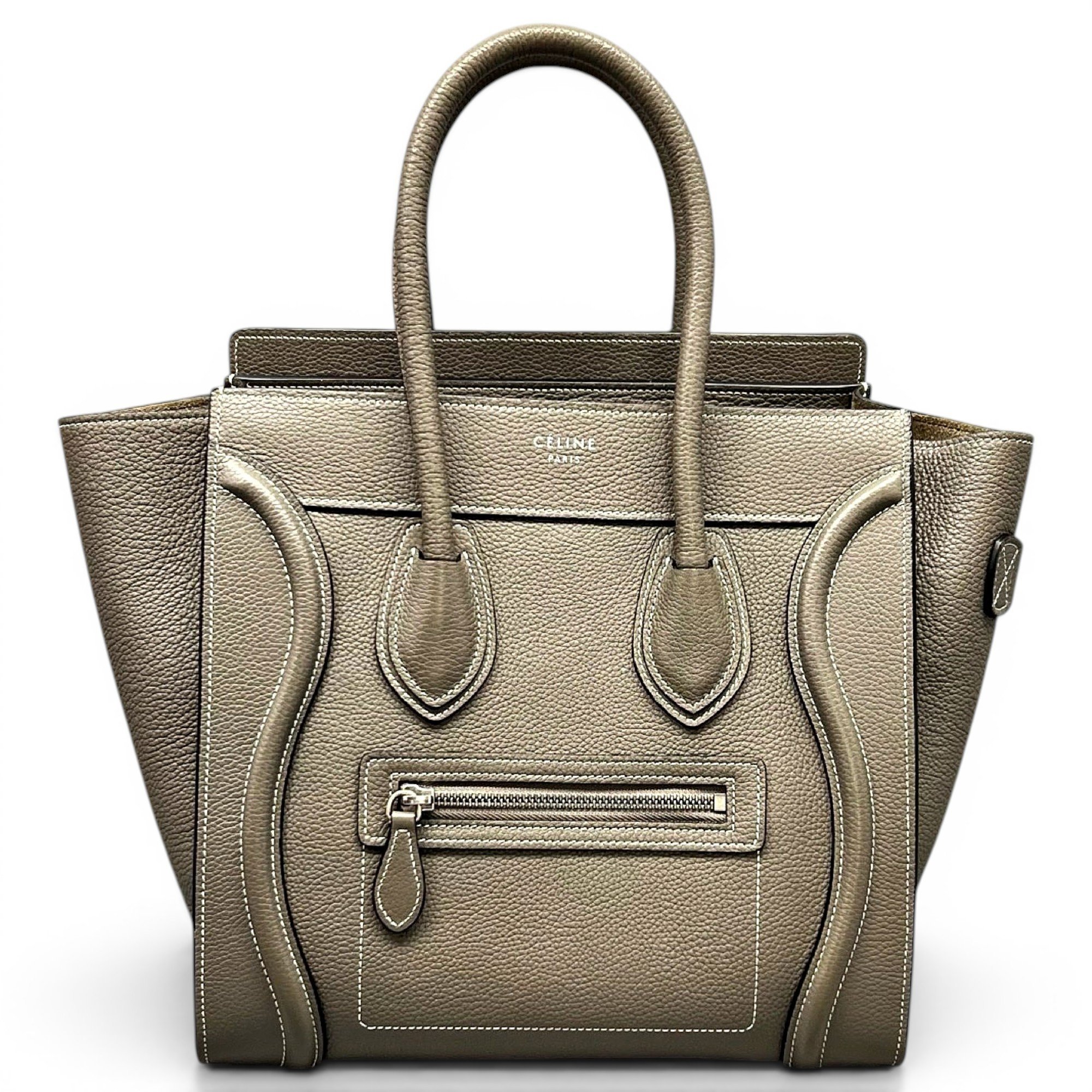 Luggage leather handbag
