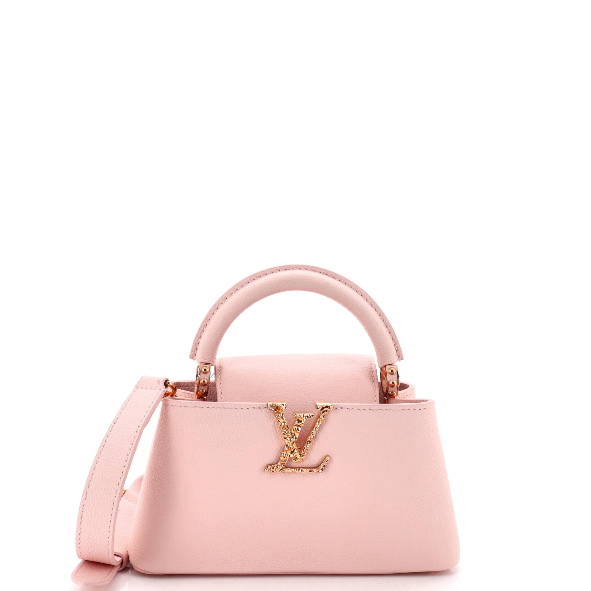 Capucines East West Bag Leather Mini