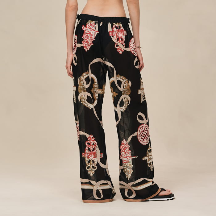 Noir "Ferronnerie Remix" Beach Pants