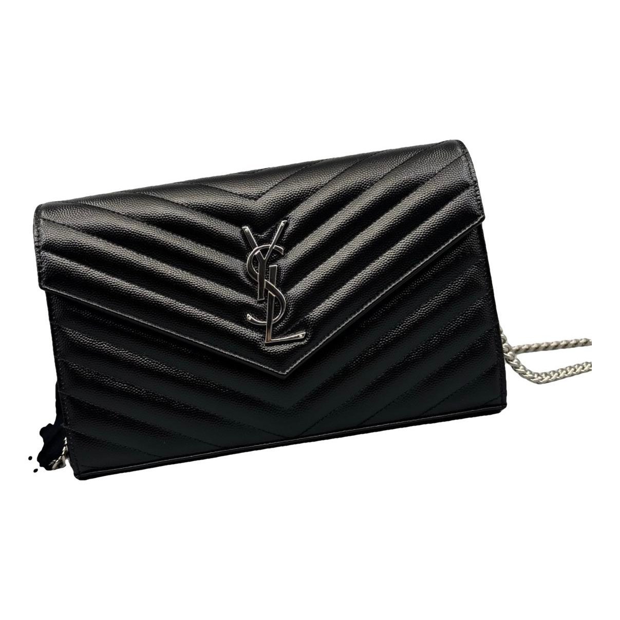 Portefeuille enveloppe leather handbag