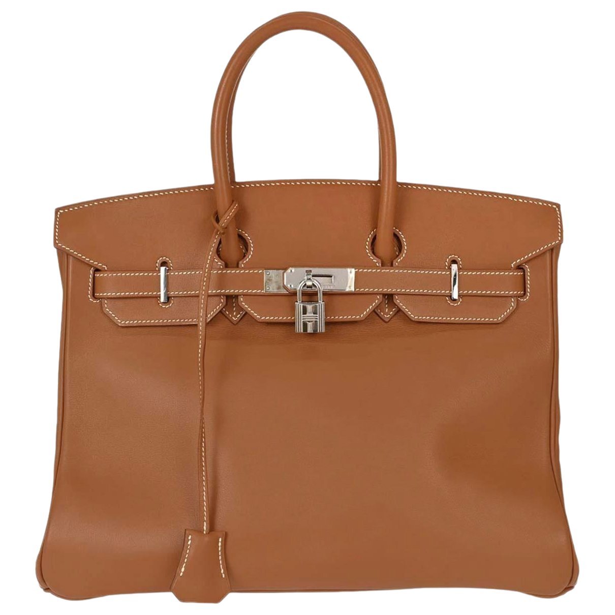 Birkin 35 leather handbag