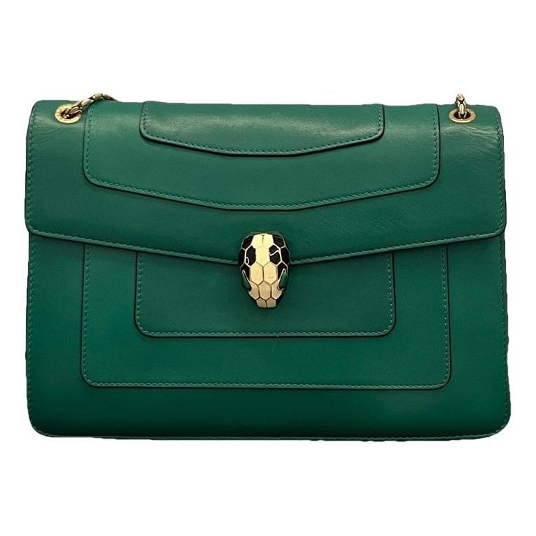 Serpenti leather handbag
