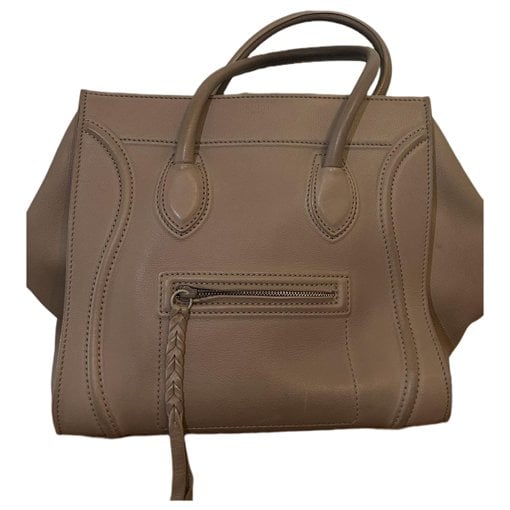 Luggage leather handbag