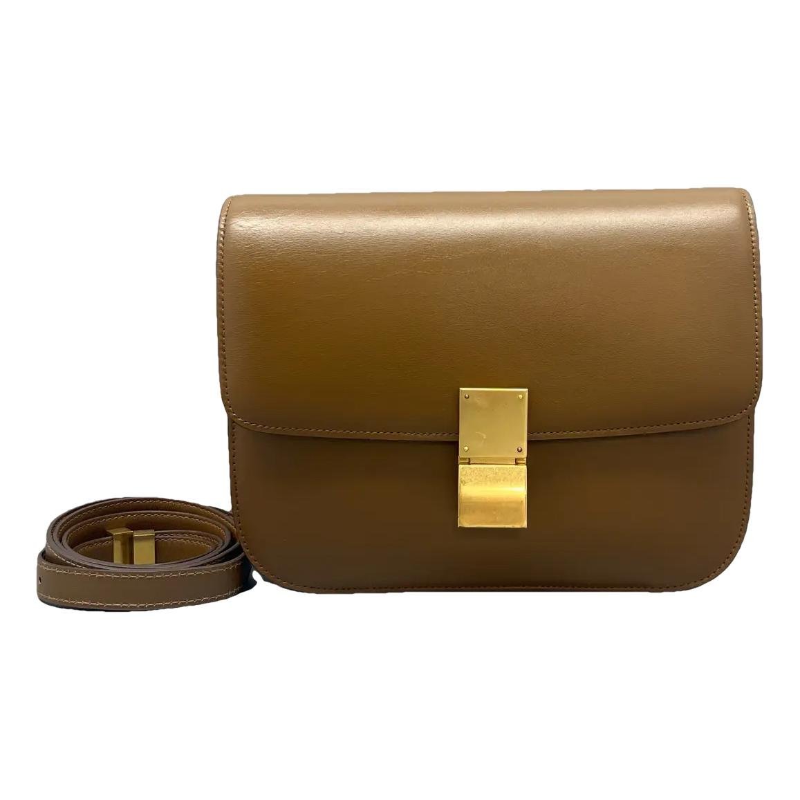 Classic leather crossbody bag