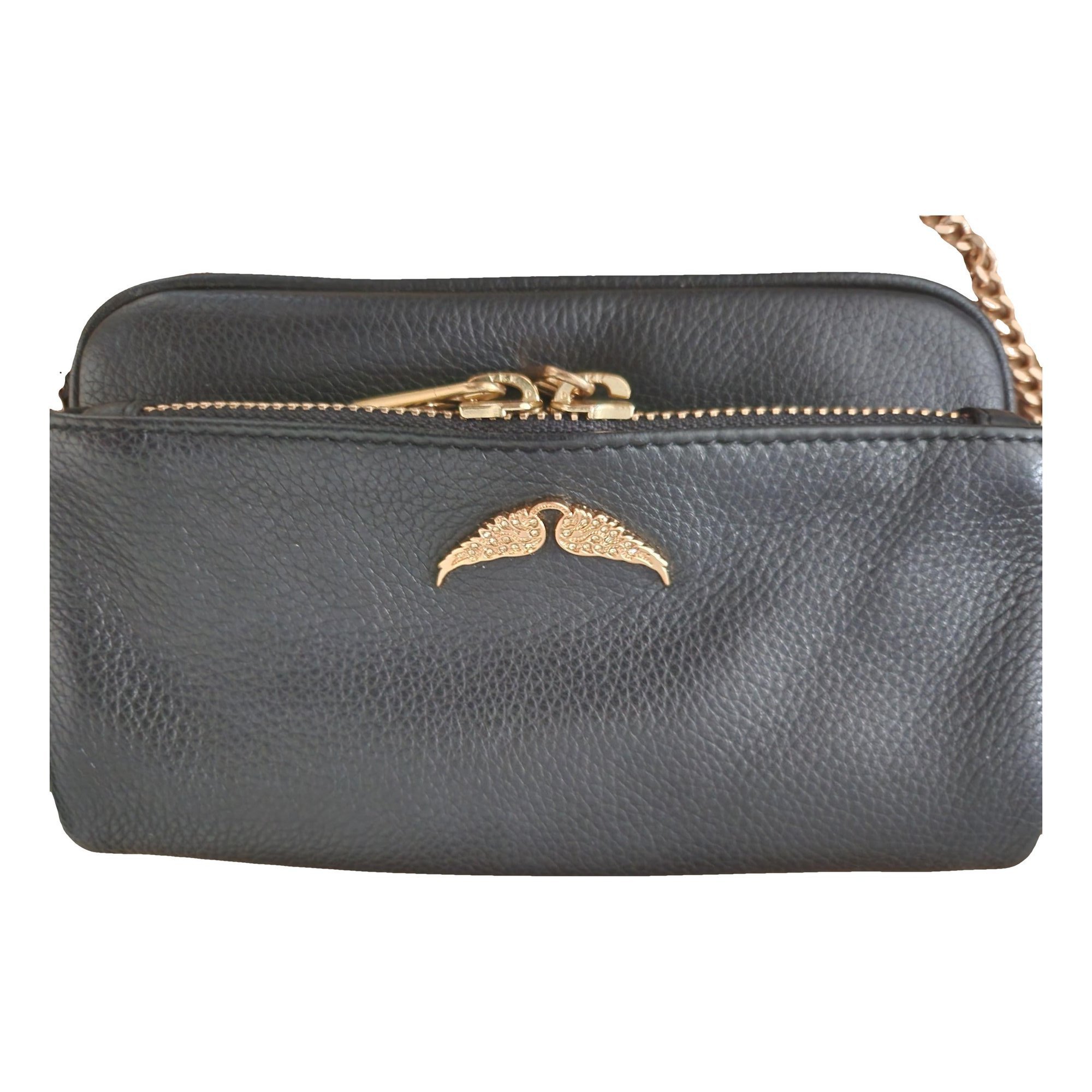 Rock leather crossbody bag