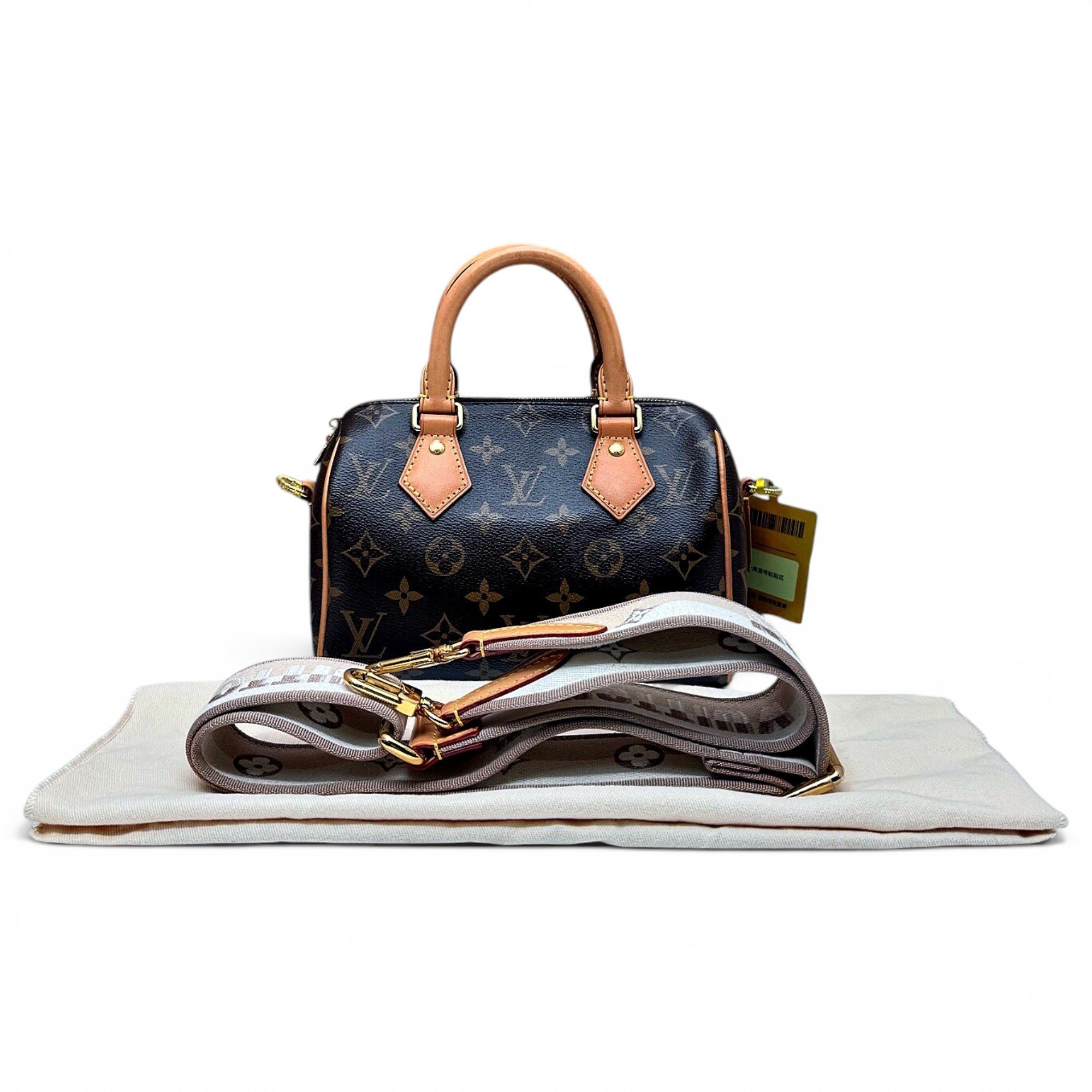 Speedy leather handbag