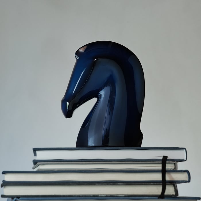 Indigo Samarcande Paperweight