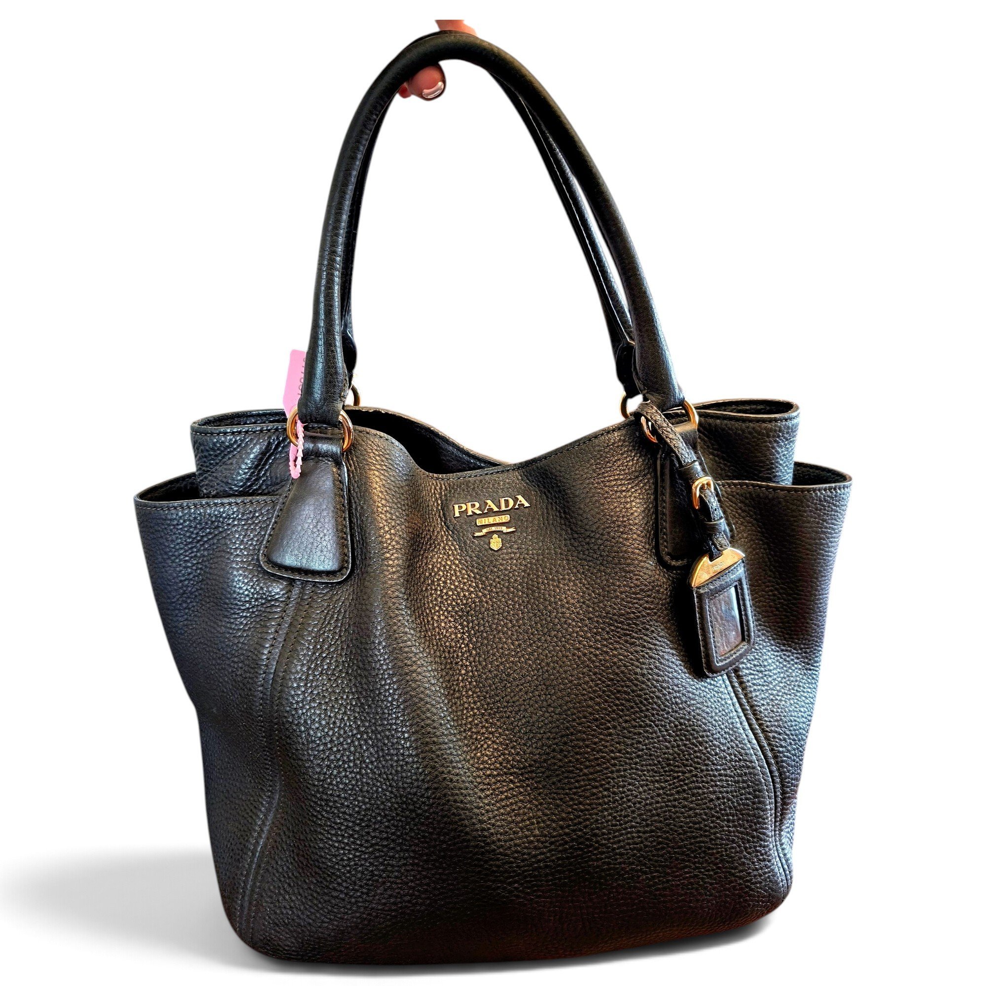 Leather handbag