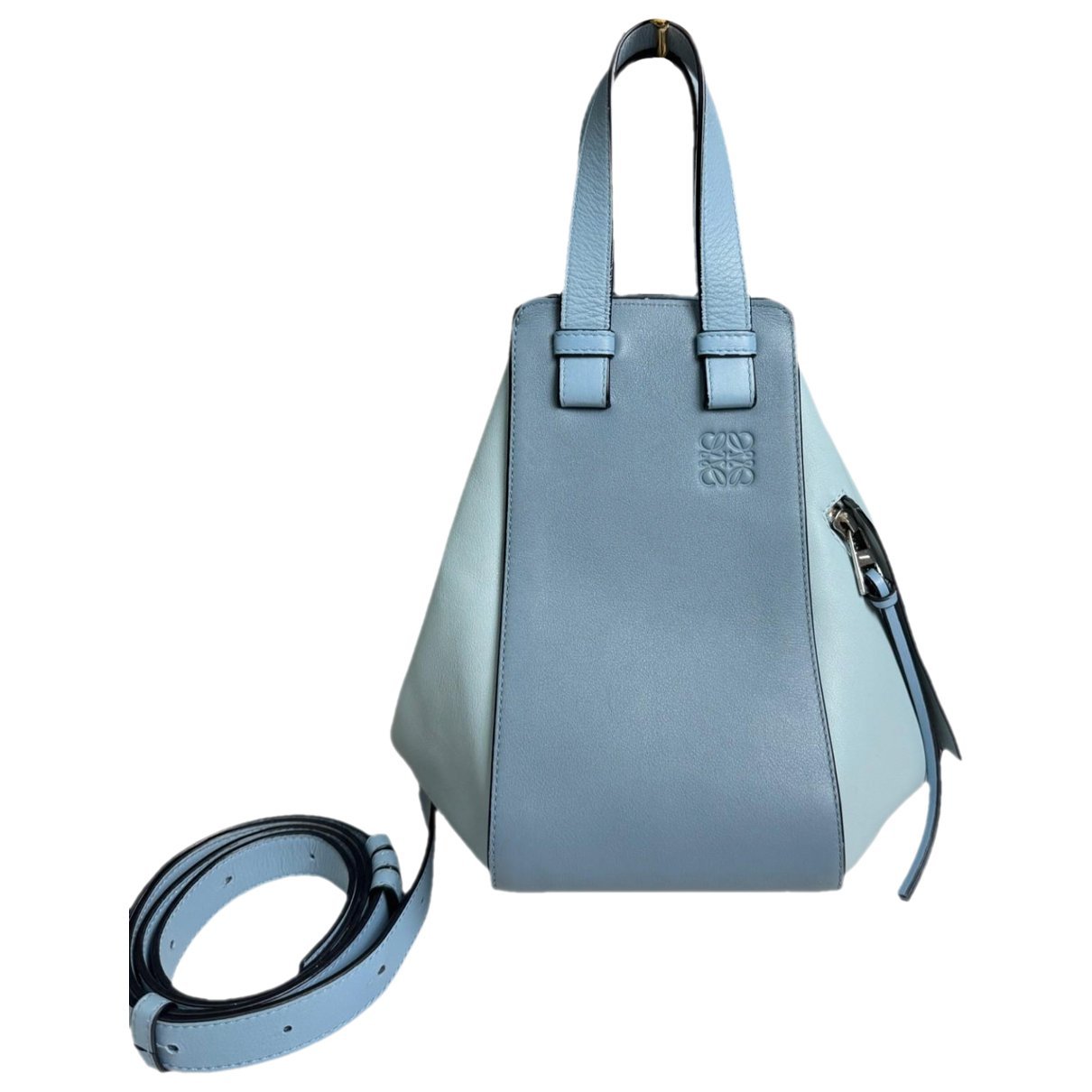 Hammock leather handbag