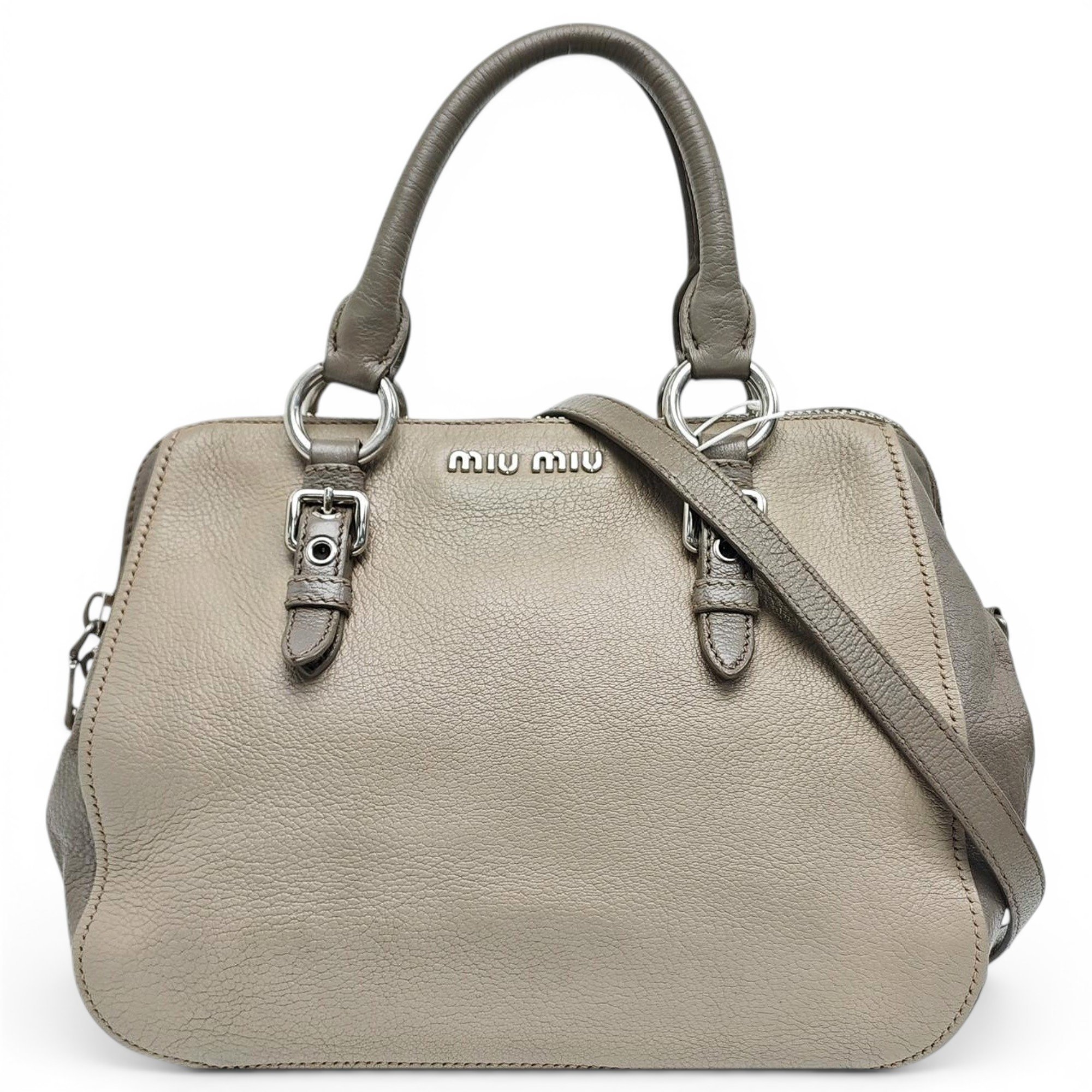 Vitello leather handbag