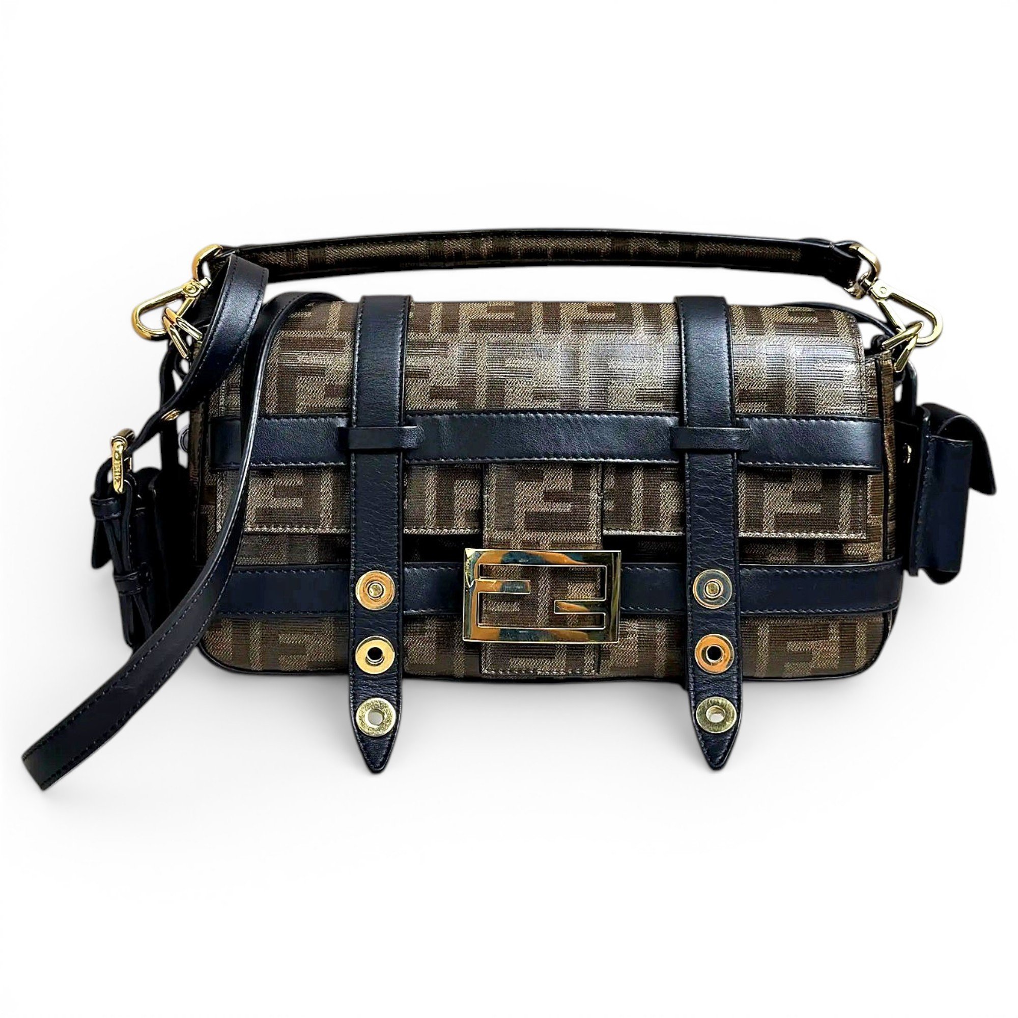 Baguette Cage cloth handbag