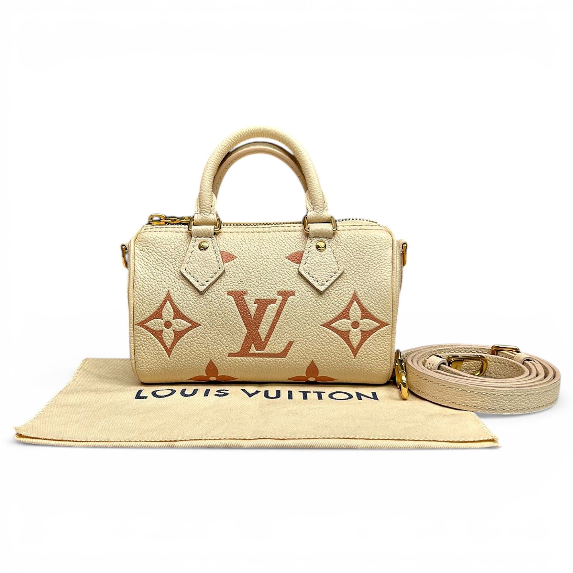 Speedy leather handbag