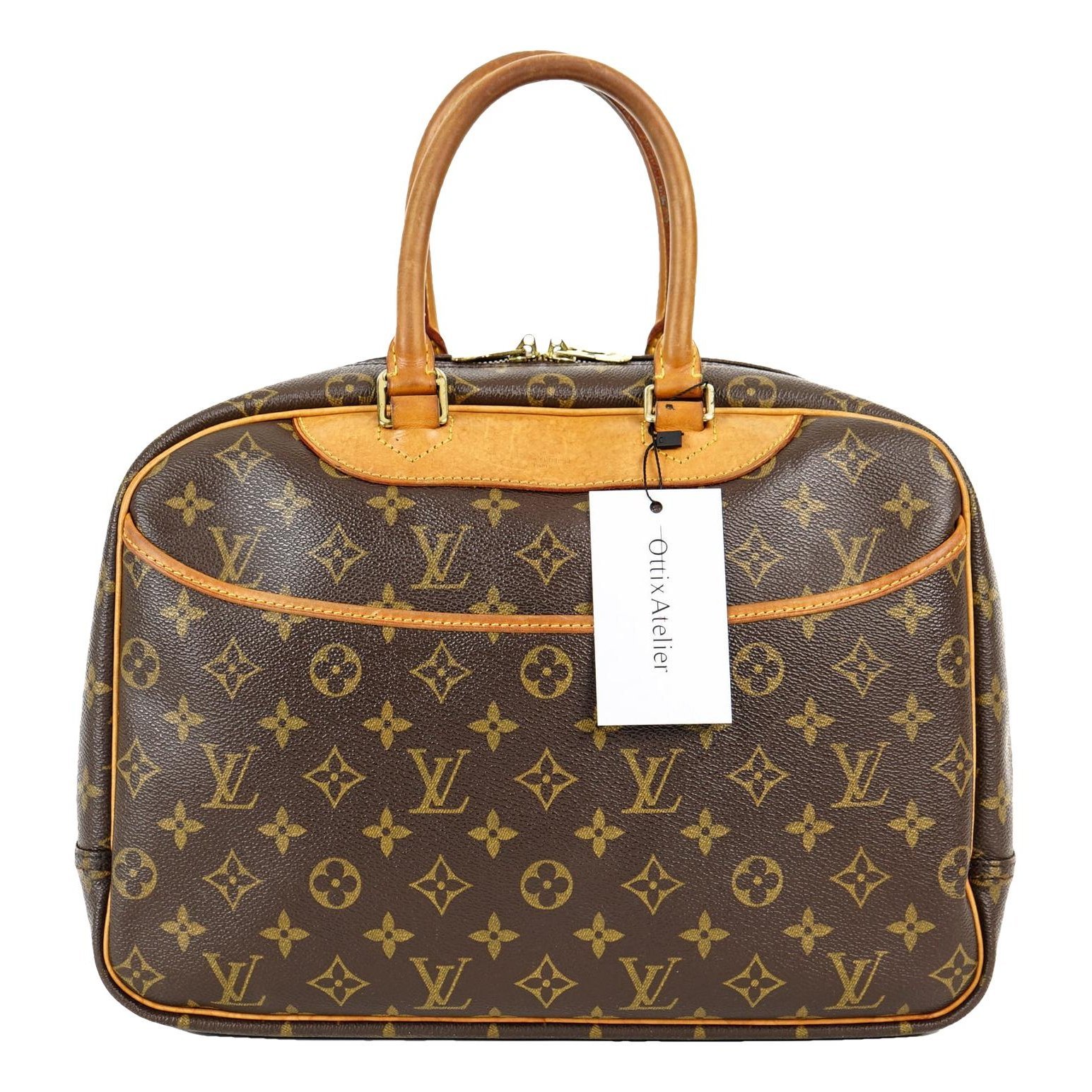 Deauville leather handbag
