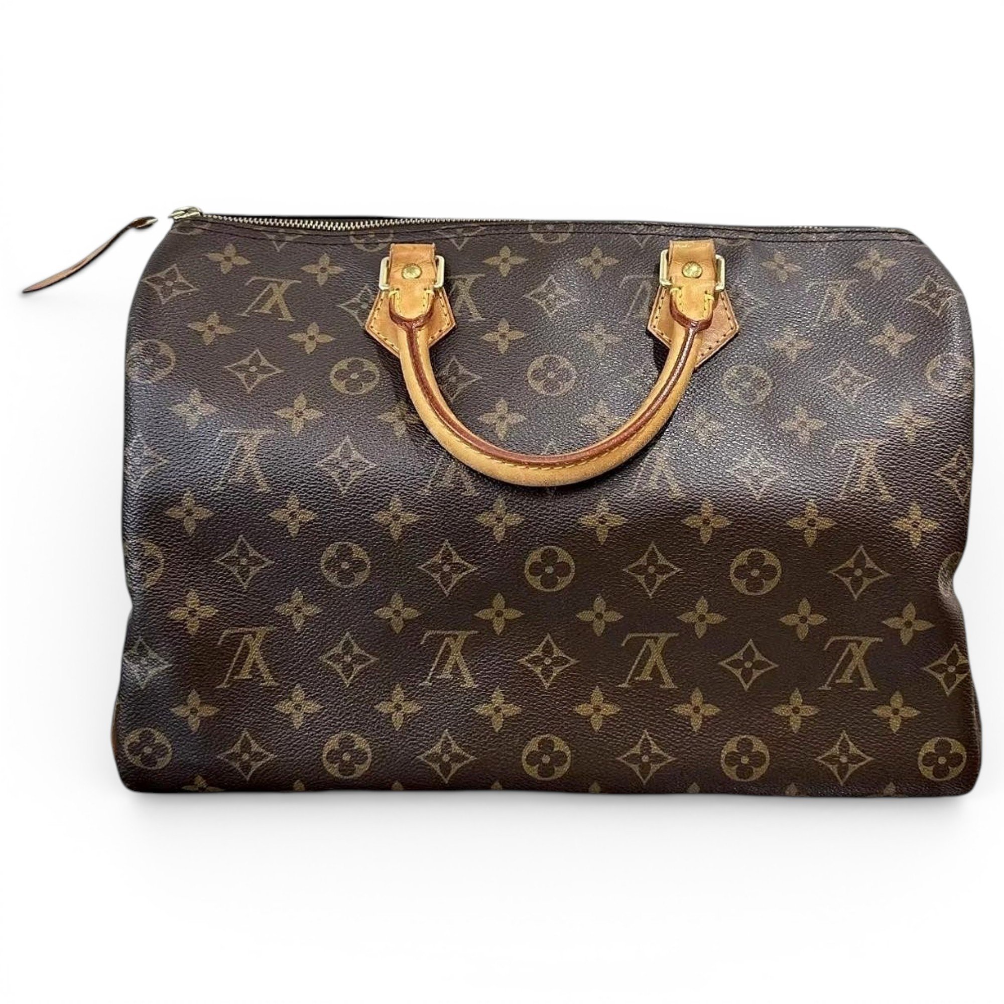 Speedy leather handbag