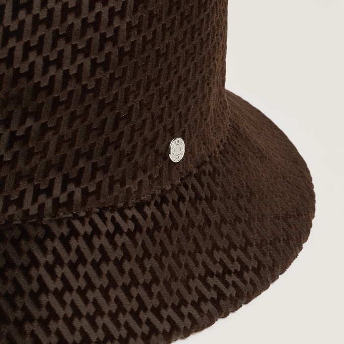 Chocolat Harper Velvet Bucket Hat