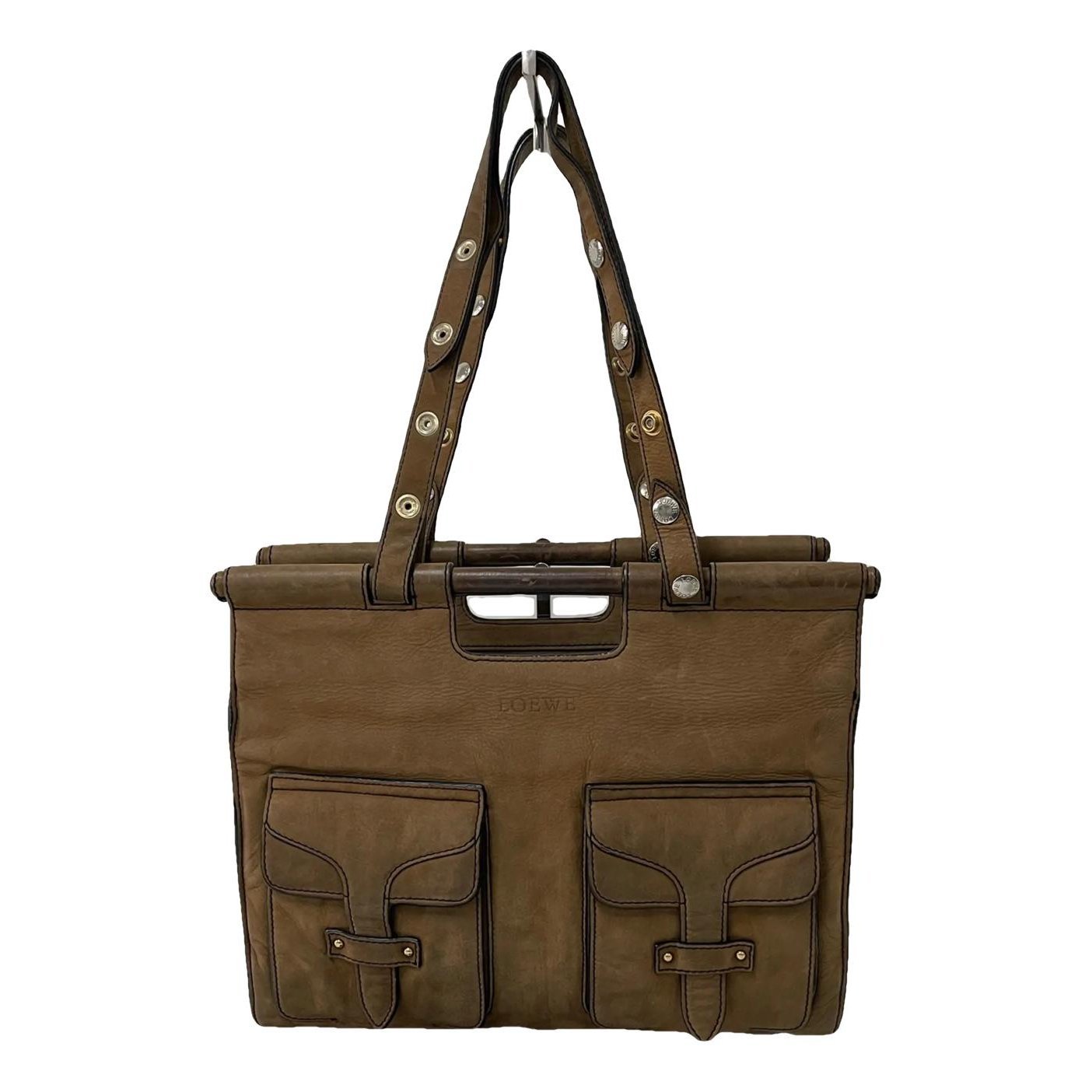 Lazo leather handbag