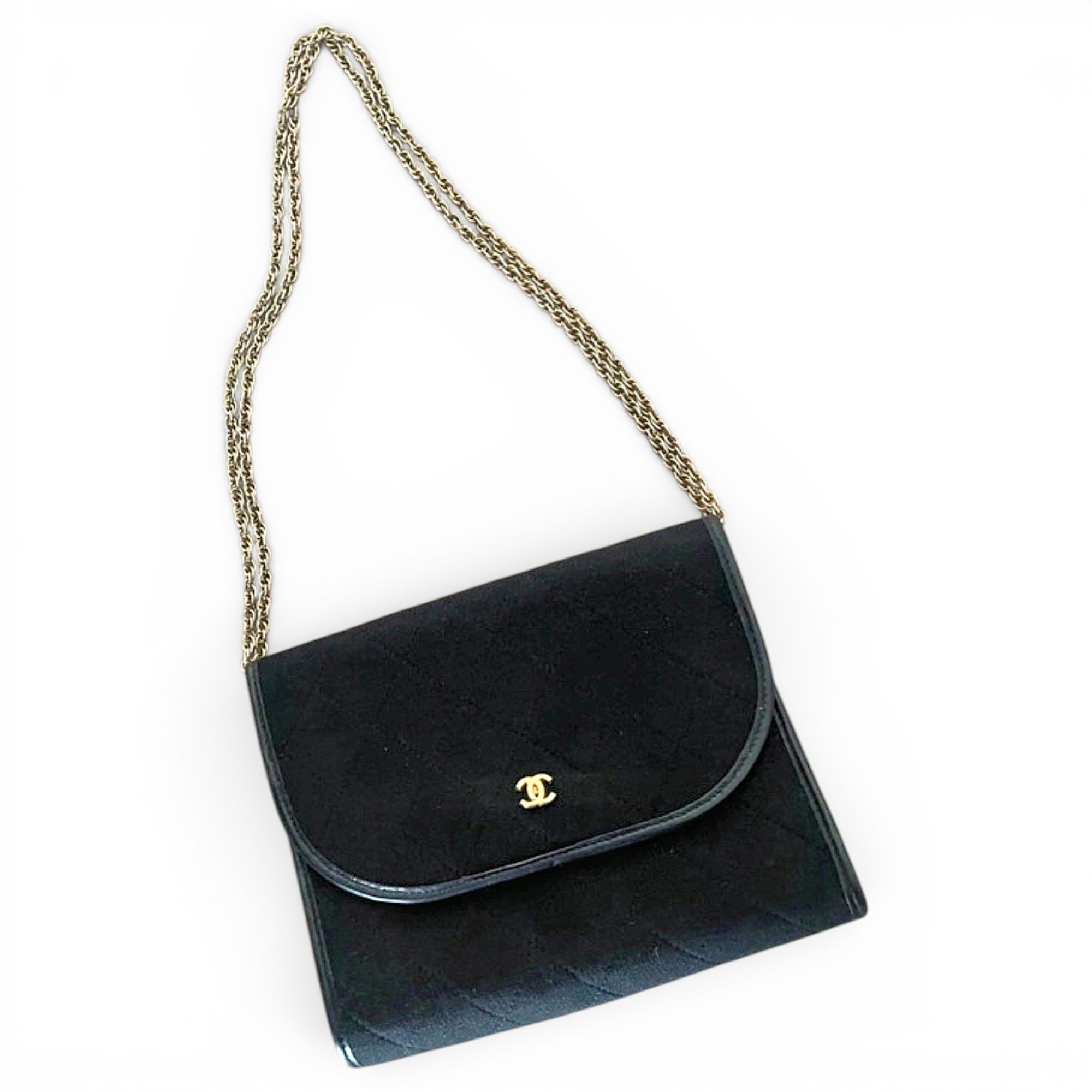 Wallet On Chain Timeless/Classique cloth crossbody bag