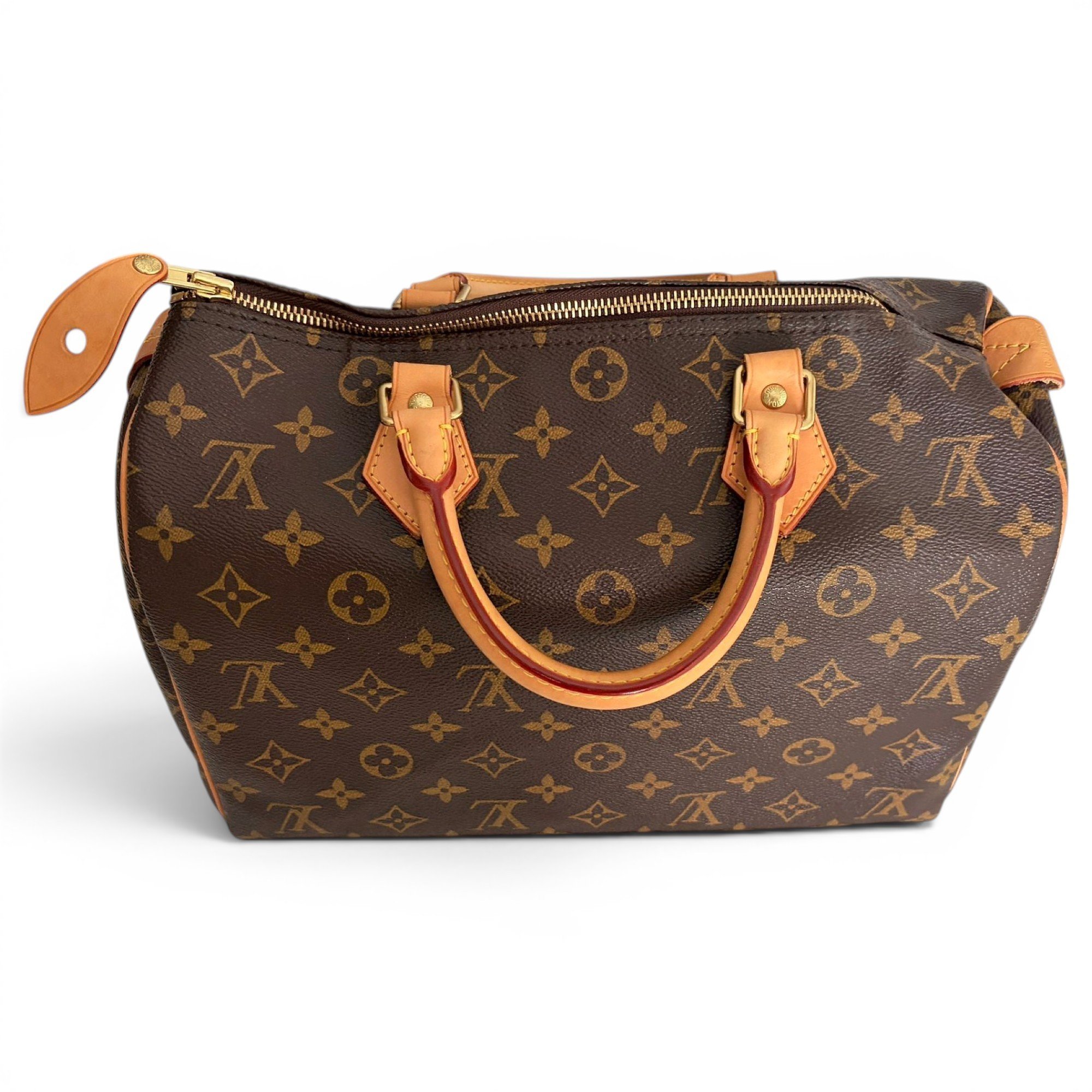 Speedy leather handbag